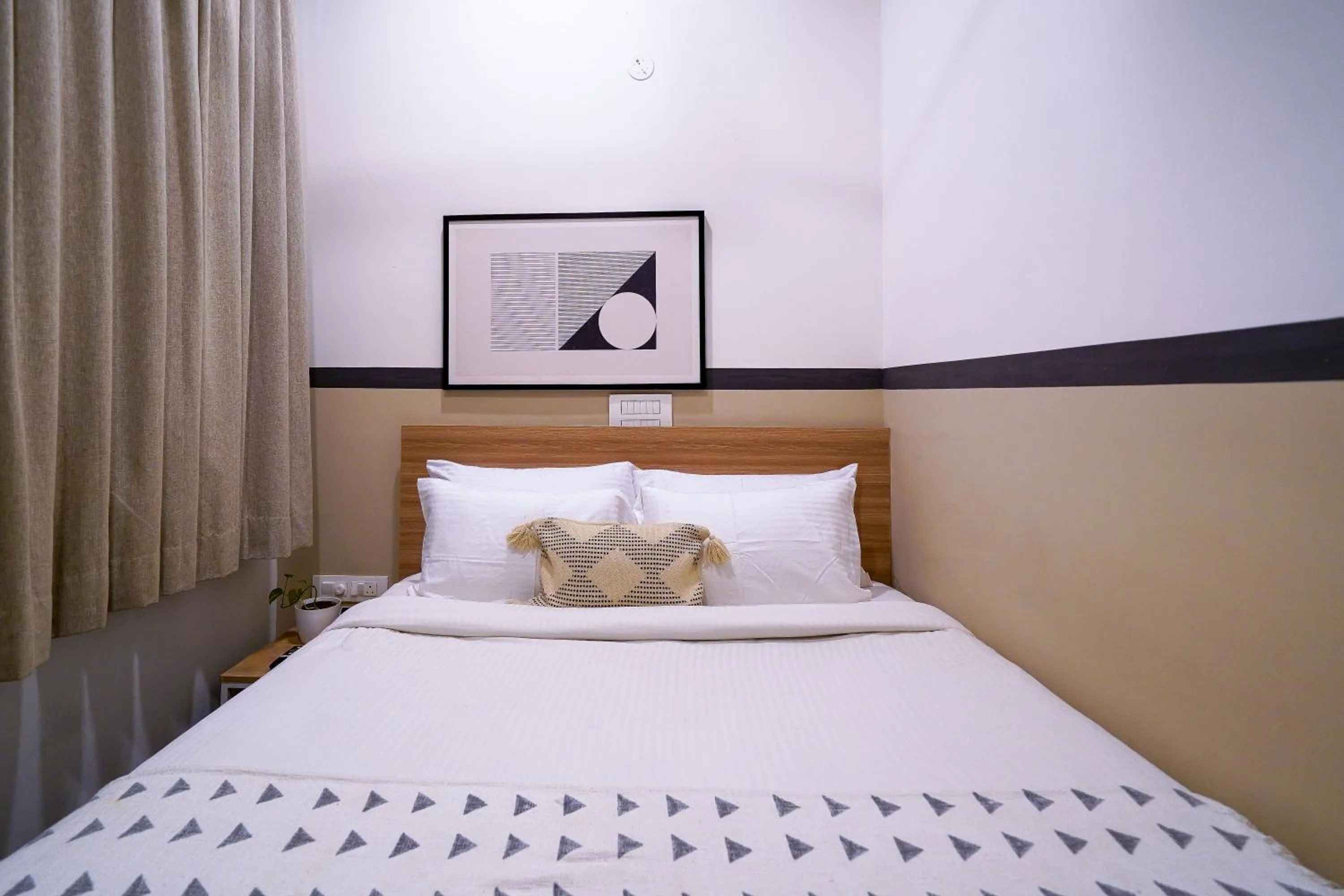 Bed in Olive Zip Domlur by Embassy Group