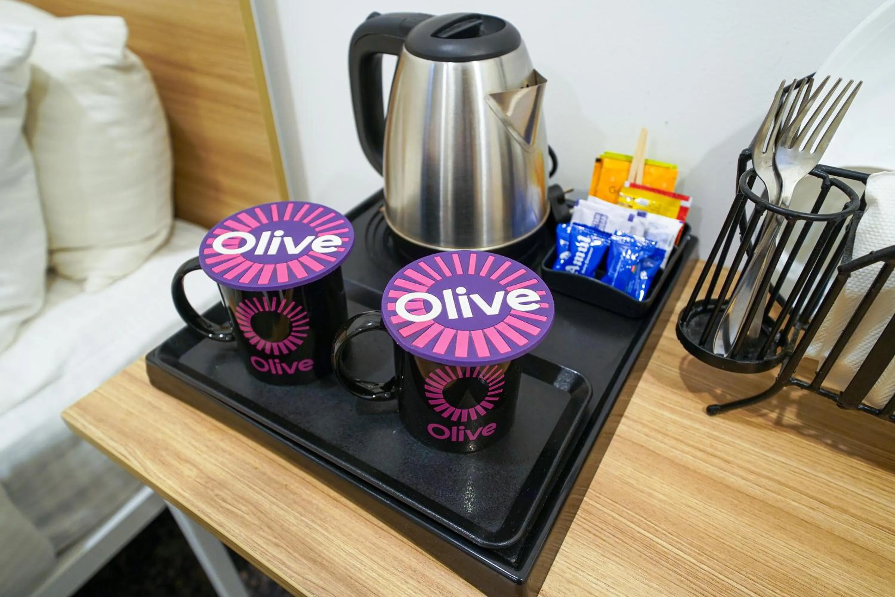 Coffee/tea facilities in Olive Zip Domlur by Embassy Group