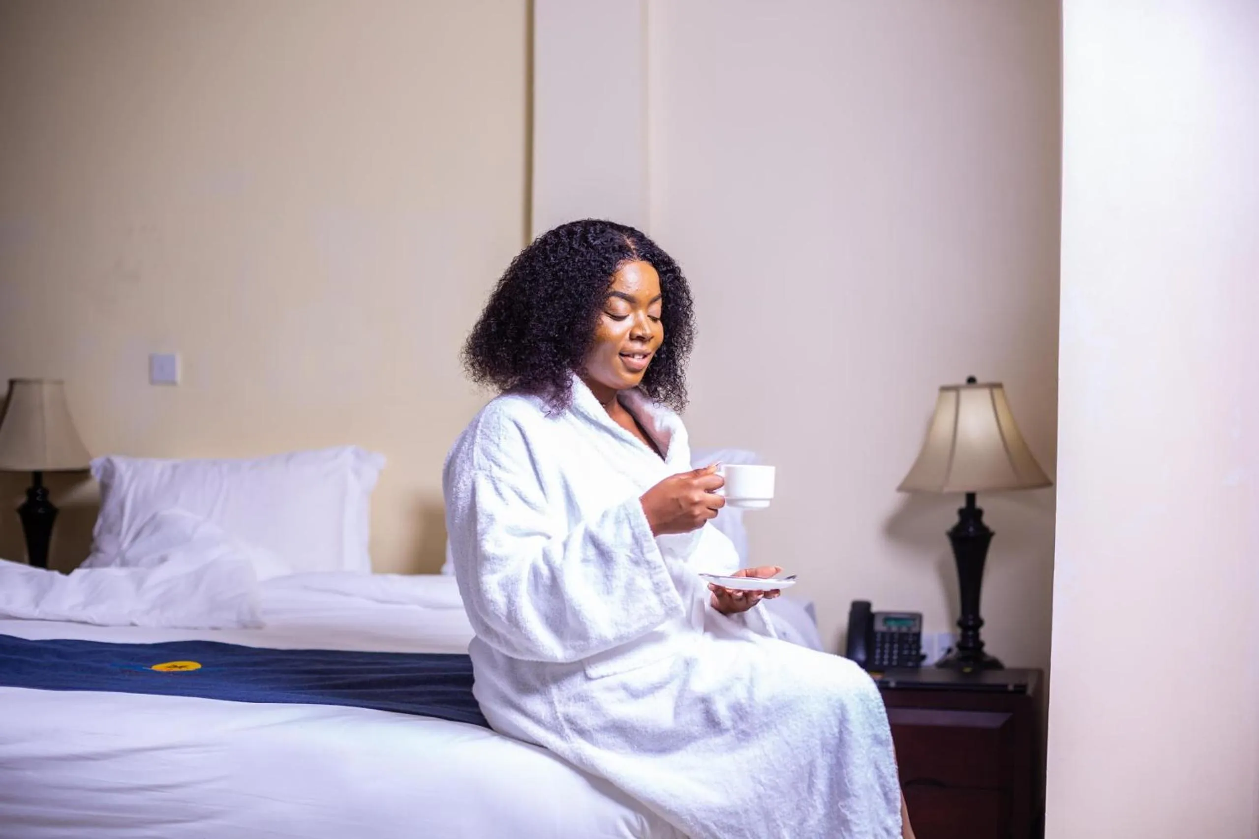 Bed in Oceanic Resort