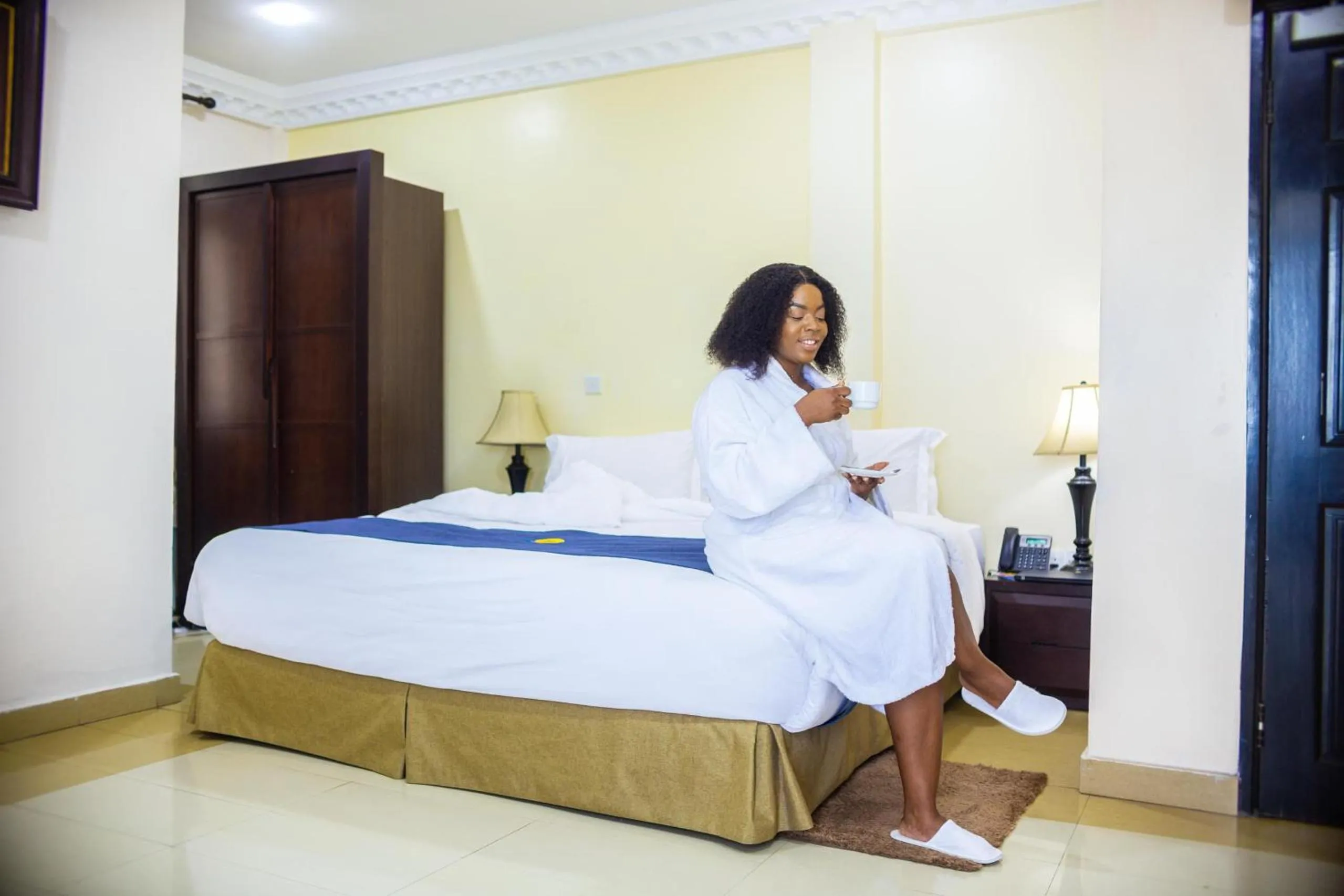 Bed in Oceanic Resort