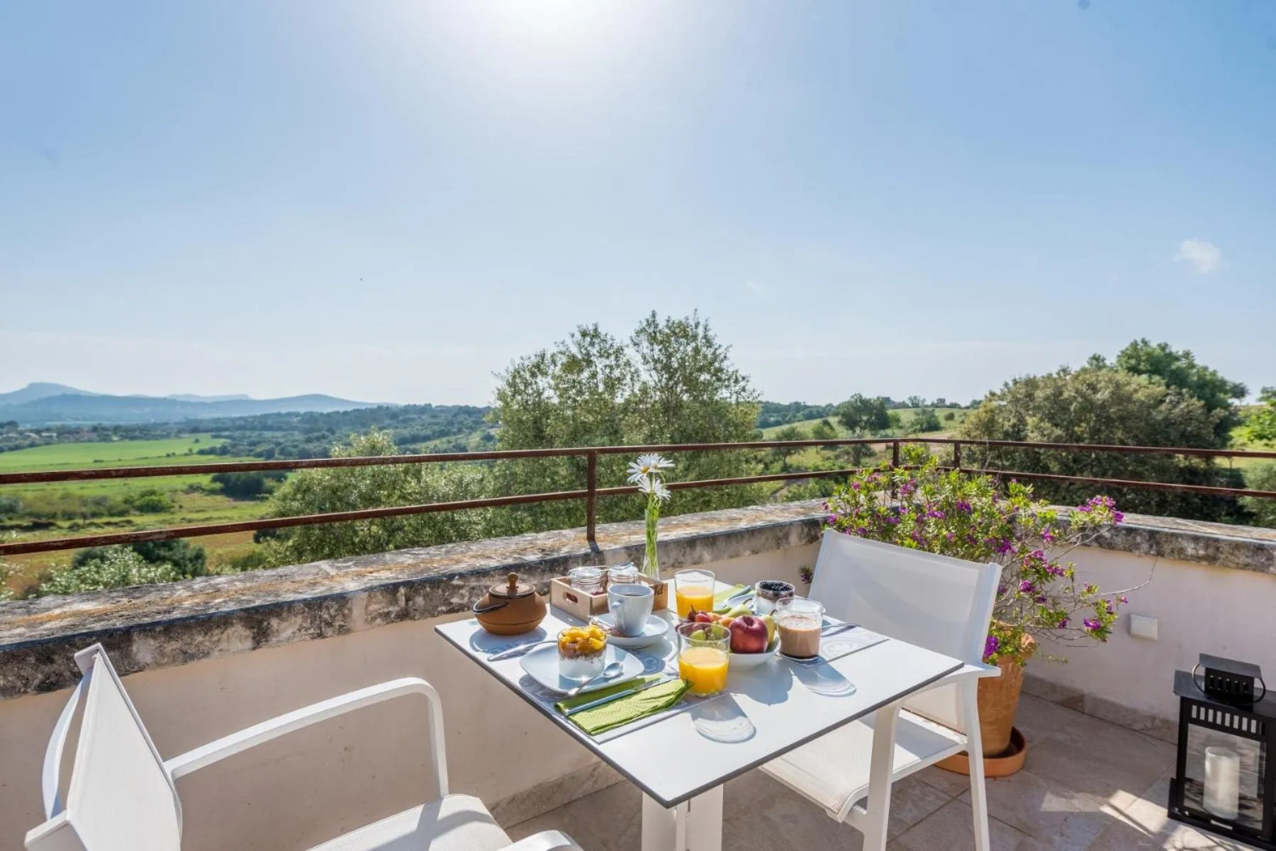 Balcony/Terrace in Cas Cabo Nou Agroturismo Adults Only