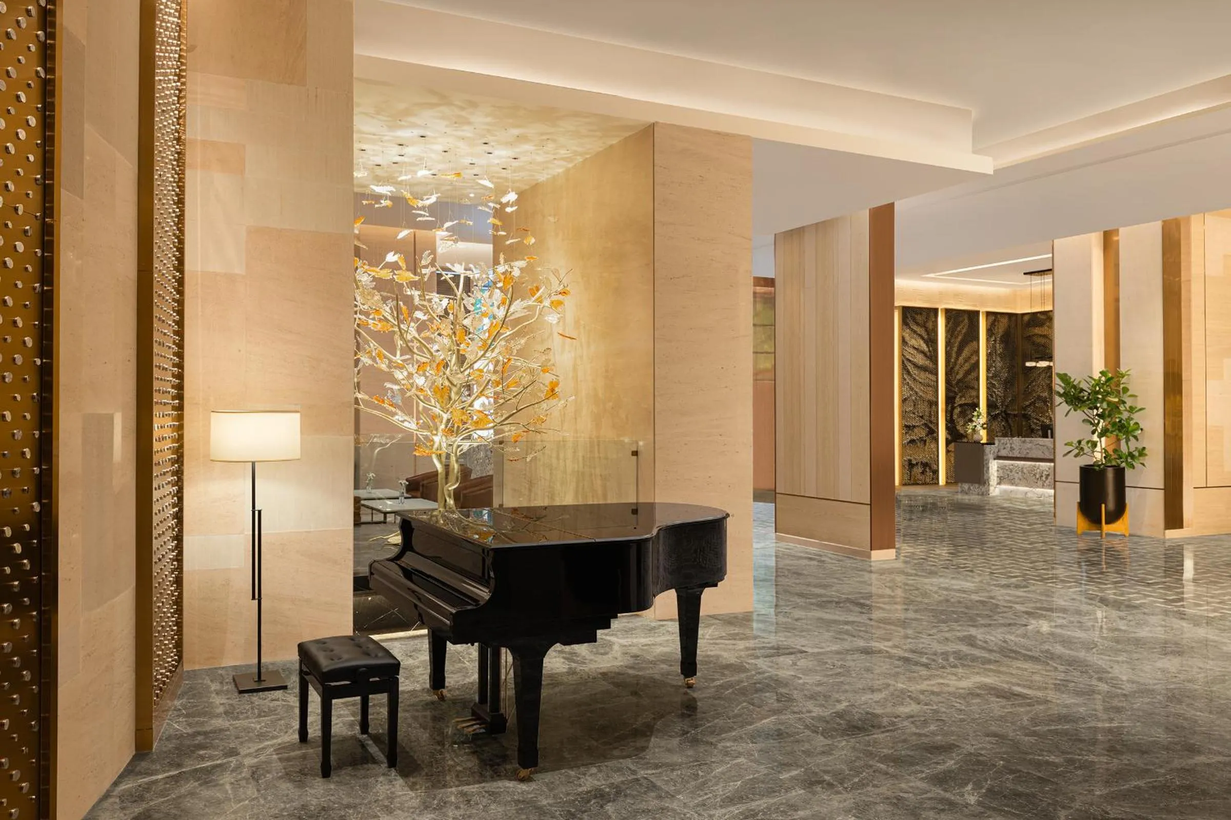 Lobby or reception in Marriott Executive Apartments Bengaluru UB City