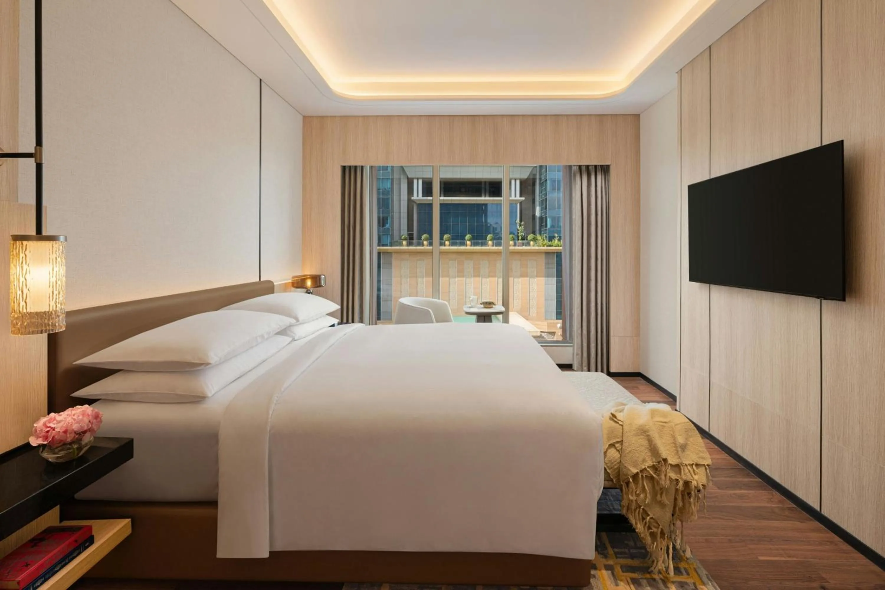 Bedroom, Bed in Marriott Executive Apartments Bengaluru UB City
