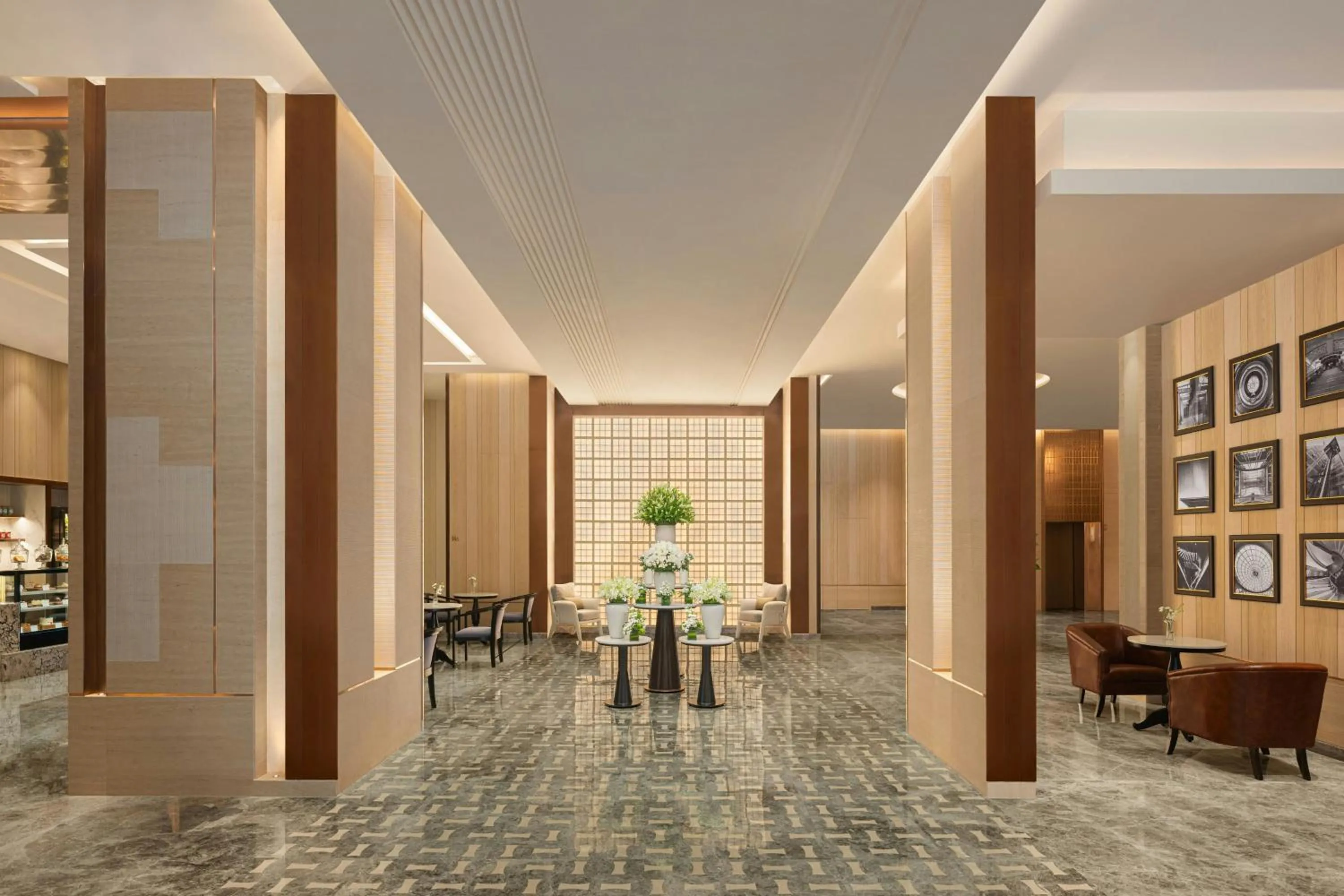 Lobby or reception in Marriott Executive Apartments Bengaluru UB City