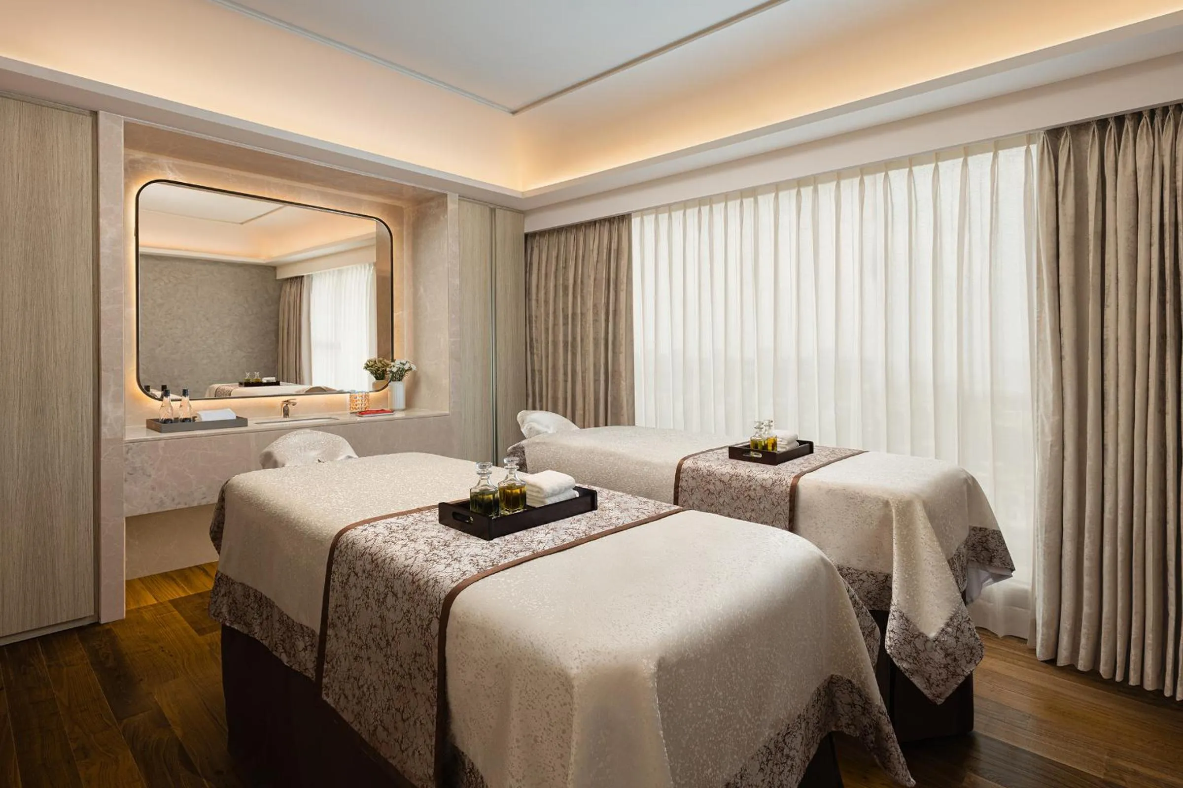 Massage, Bed in Marriott Executive Apartments Bengaluru UB City