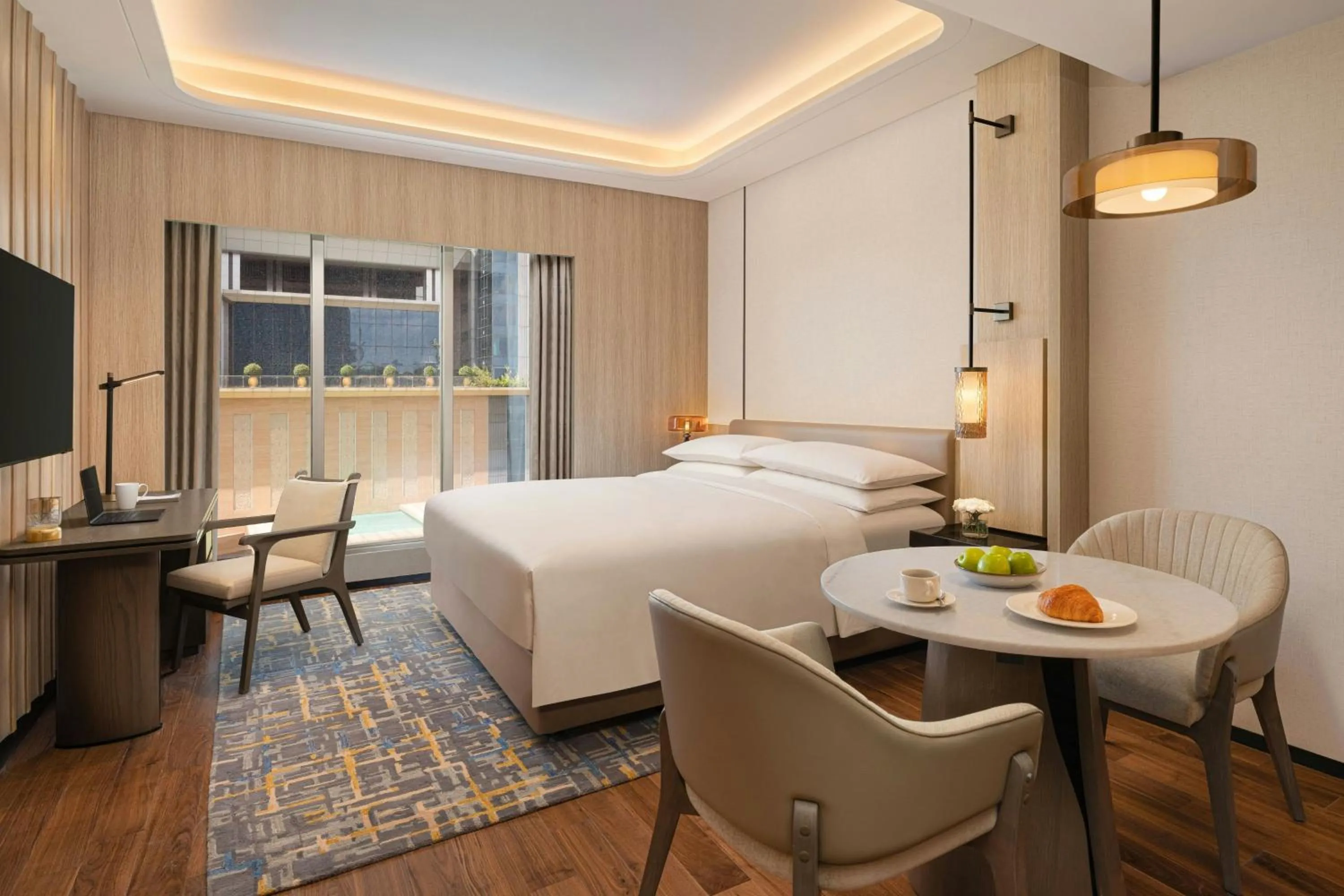 Bedroom, Bed in Marriott Executive Apartments Bengaluru UB City