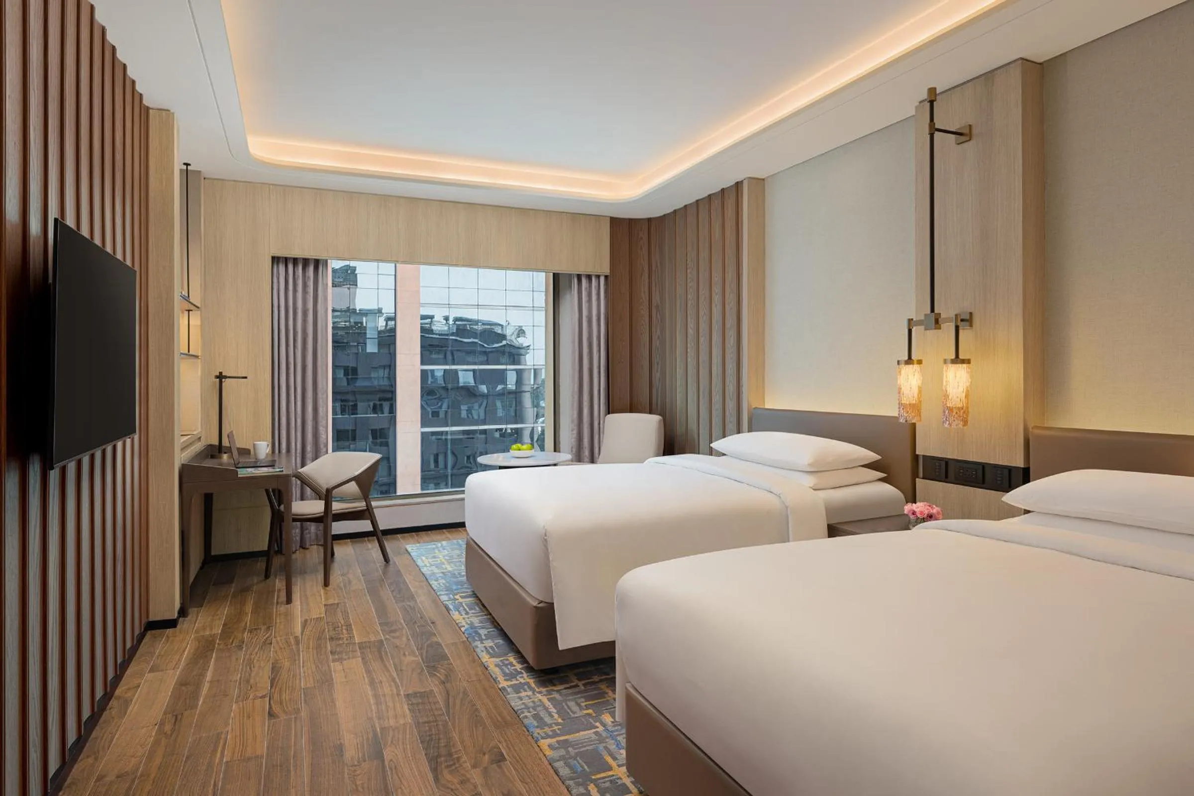 Bedroom, Bed in Marriott Executive Apartments Bengaluru UB City
