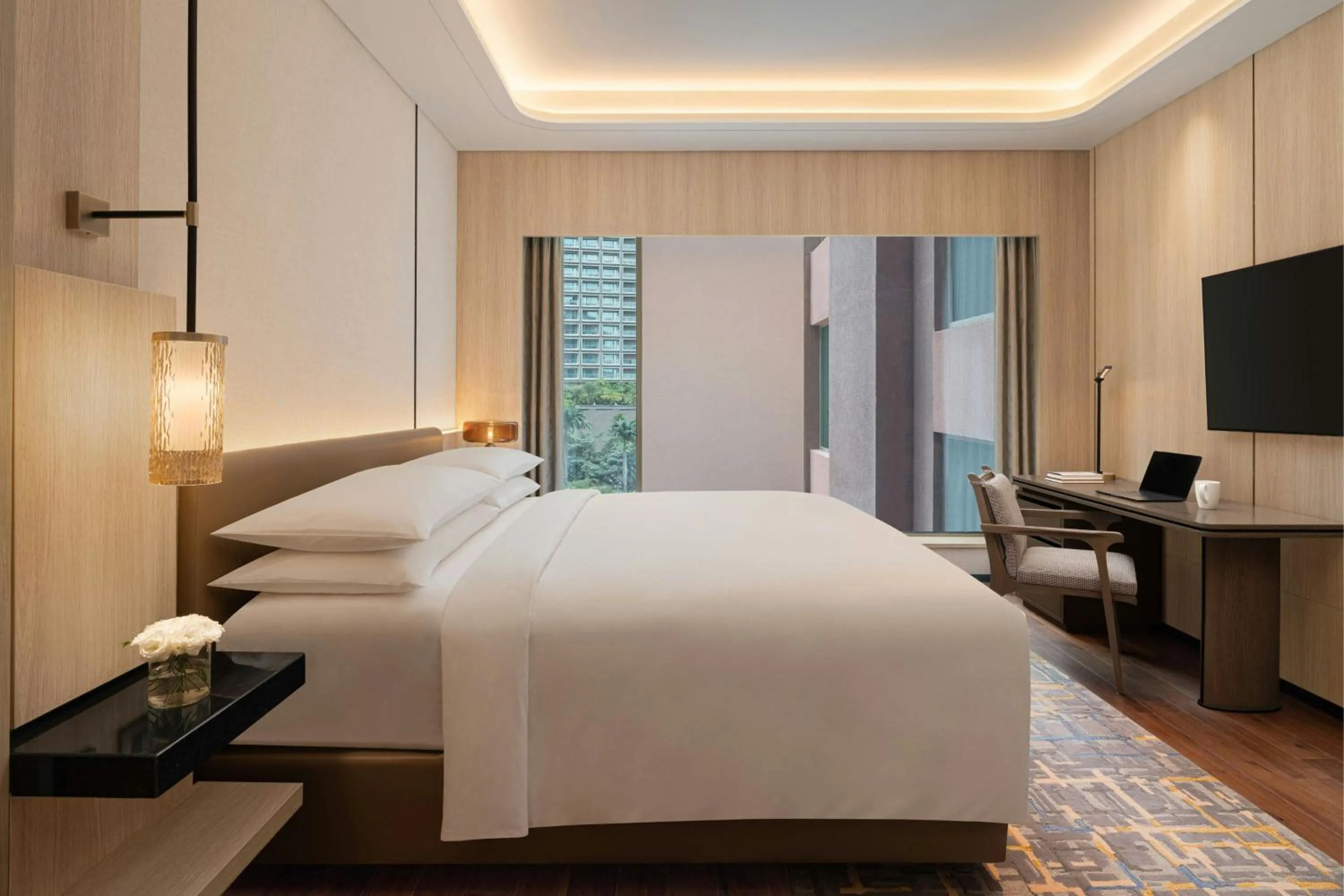 Bedroom, Bed in Marriott Executive Apartments Bengaluru UB City