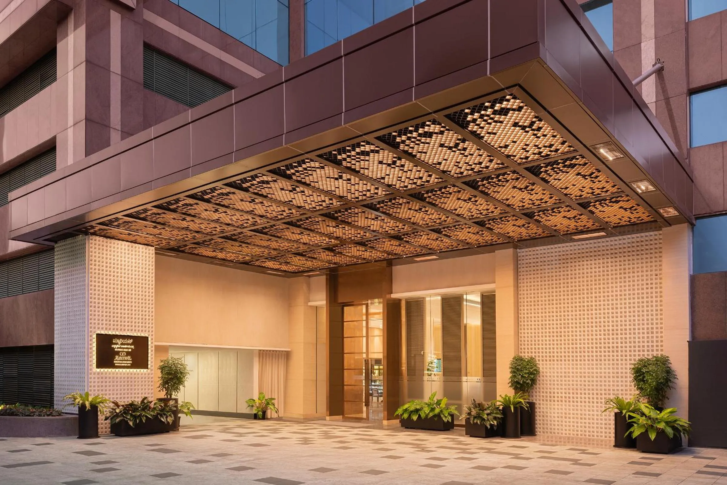 Facade/entrance in Marriott Executive Apartments Bengaluru UB City