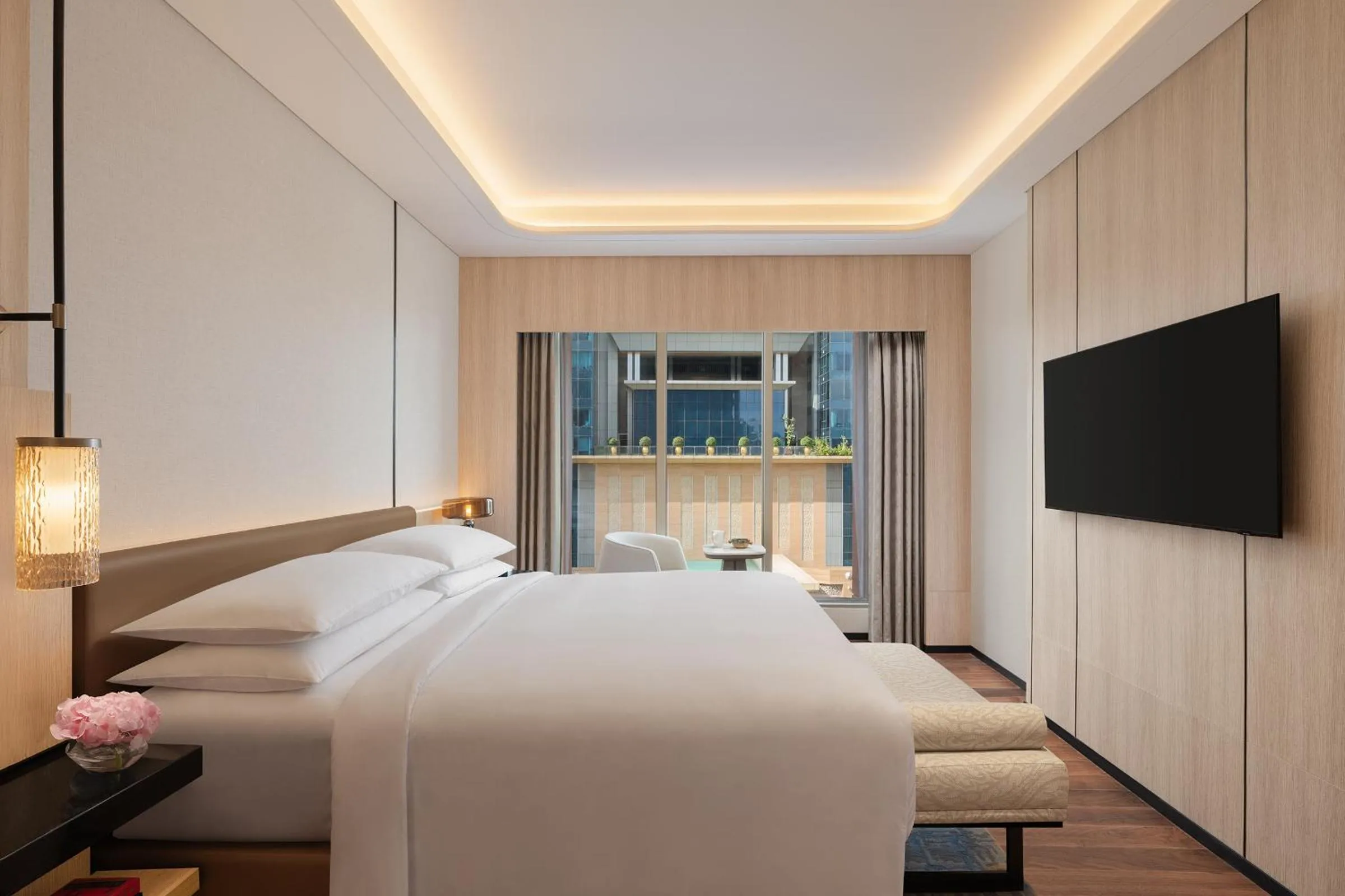 Bedroom, Bed in Marriott Executive Apartments Bengaluru UB City