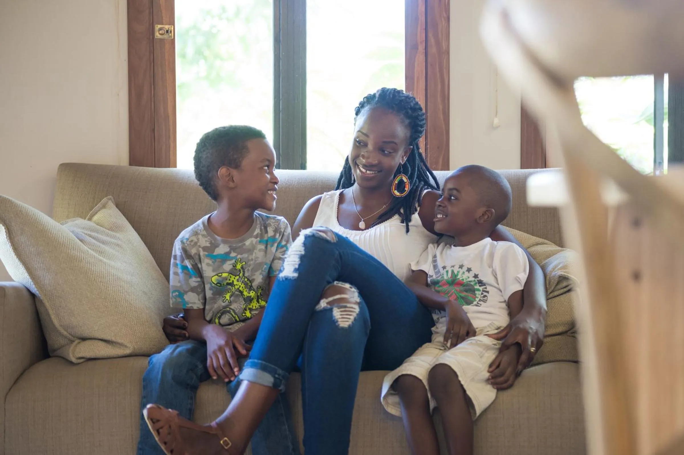 children in Lilayi Lodge