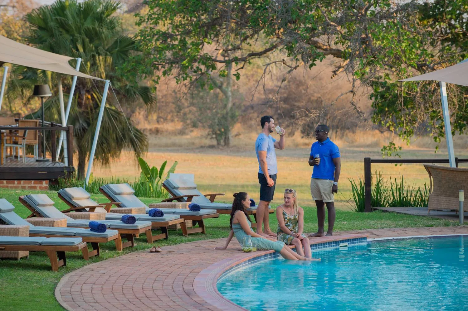 Swimming pool in Lilayi Lodge