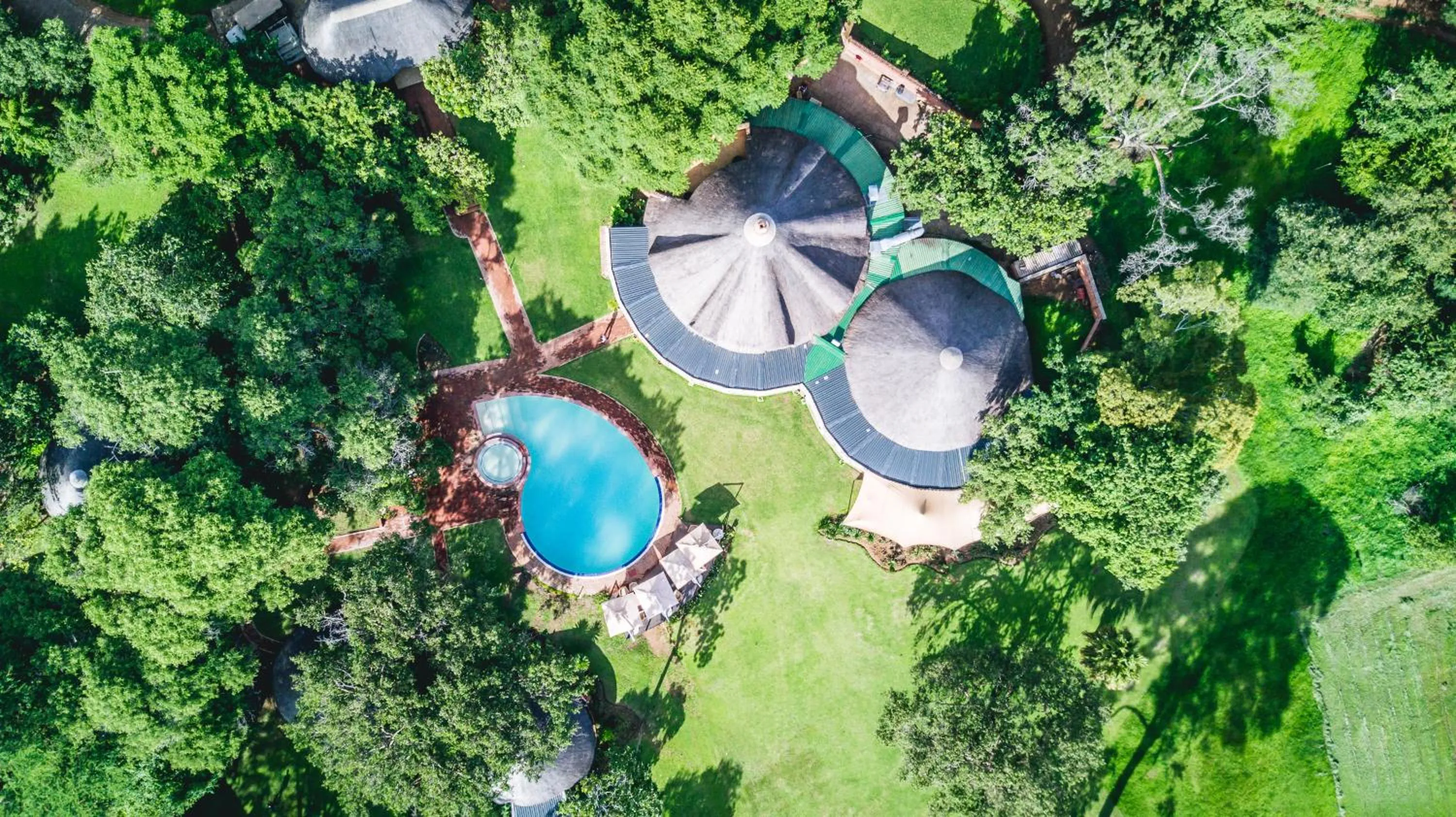 Bird's eye view in Lilayi Lodge