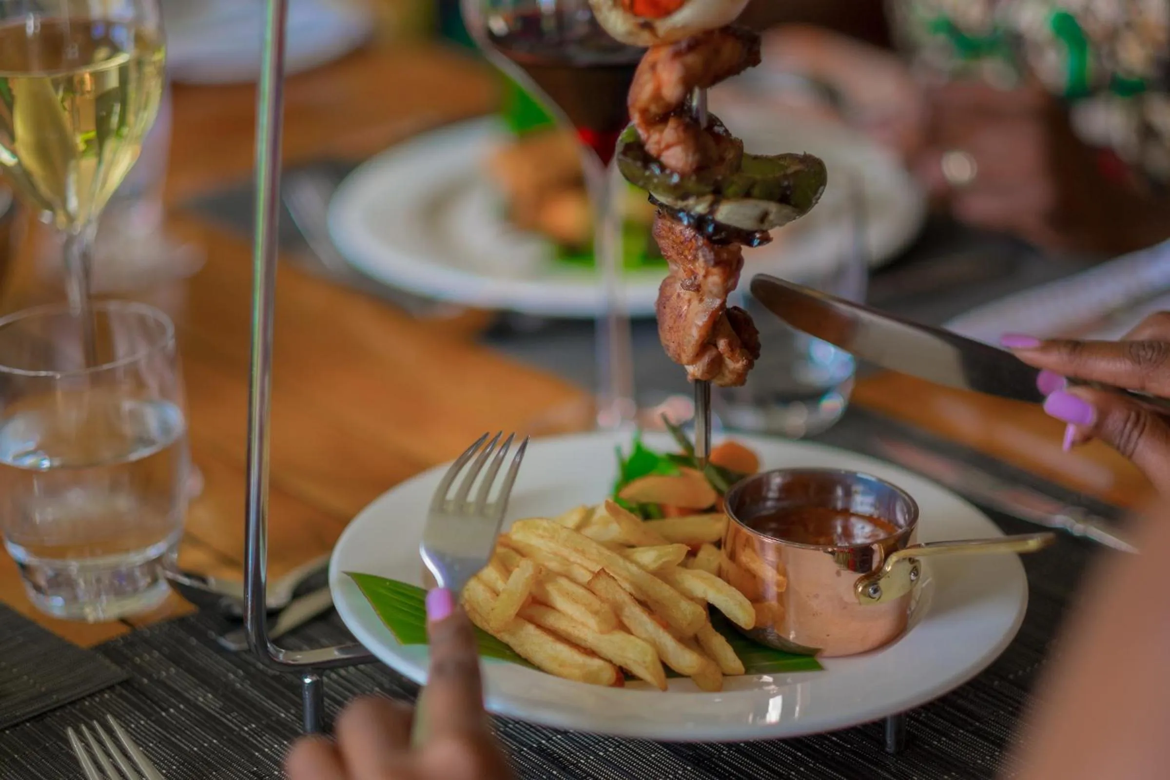 Lunch in Lilayi Lodge