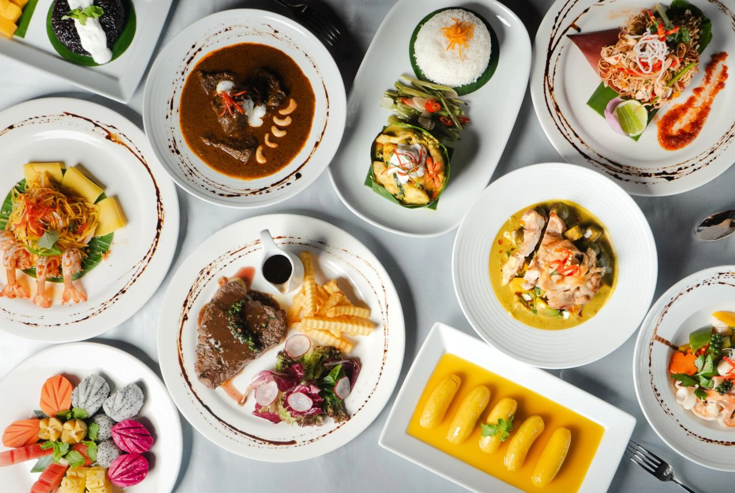 Restaurant/places to eat in Le Vert Angkor Hotel