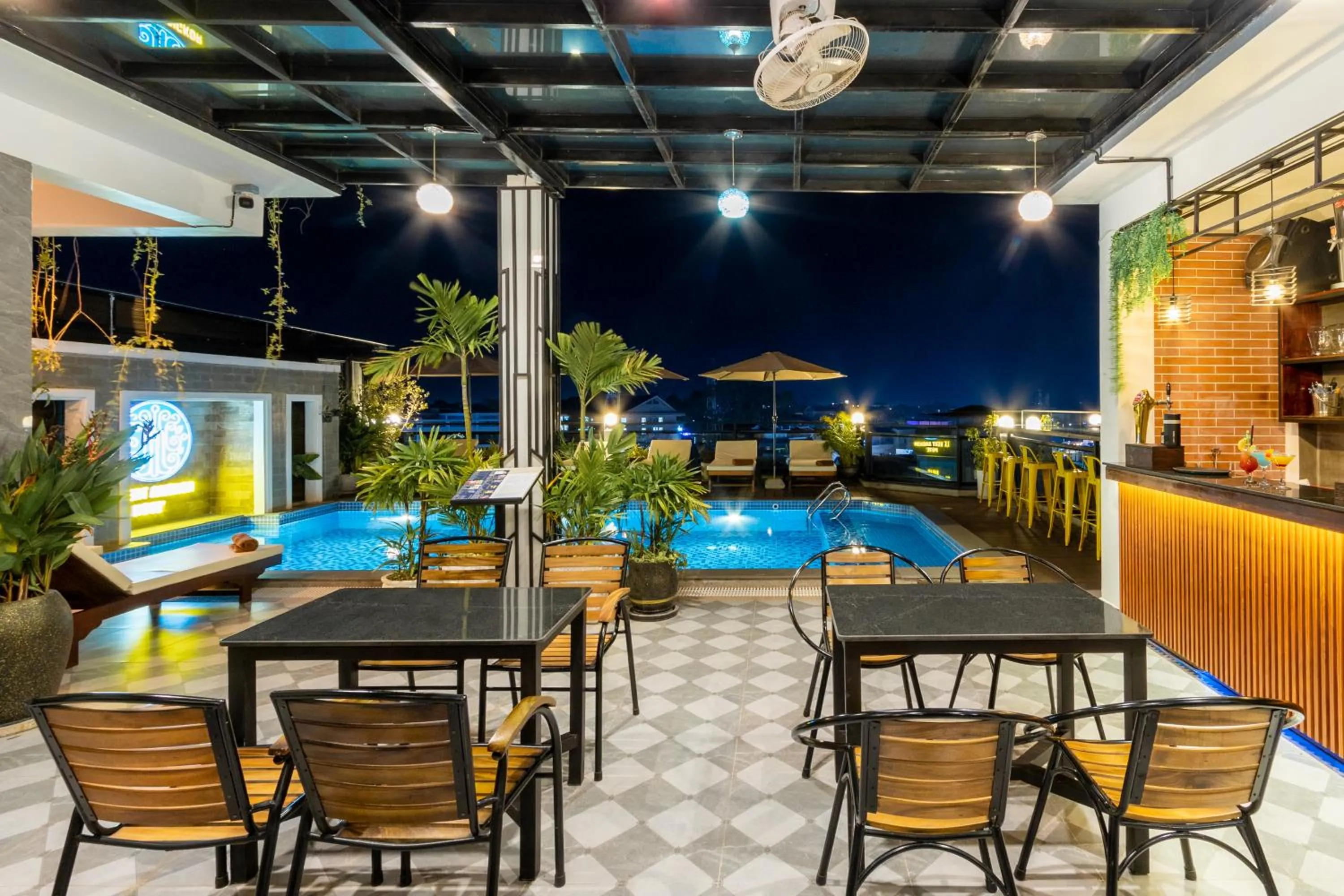 Lounge or bar in Le Vert Angkor Hotel