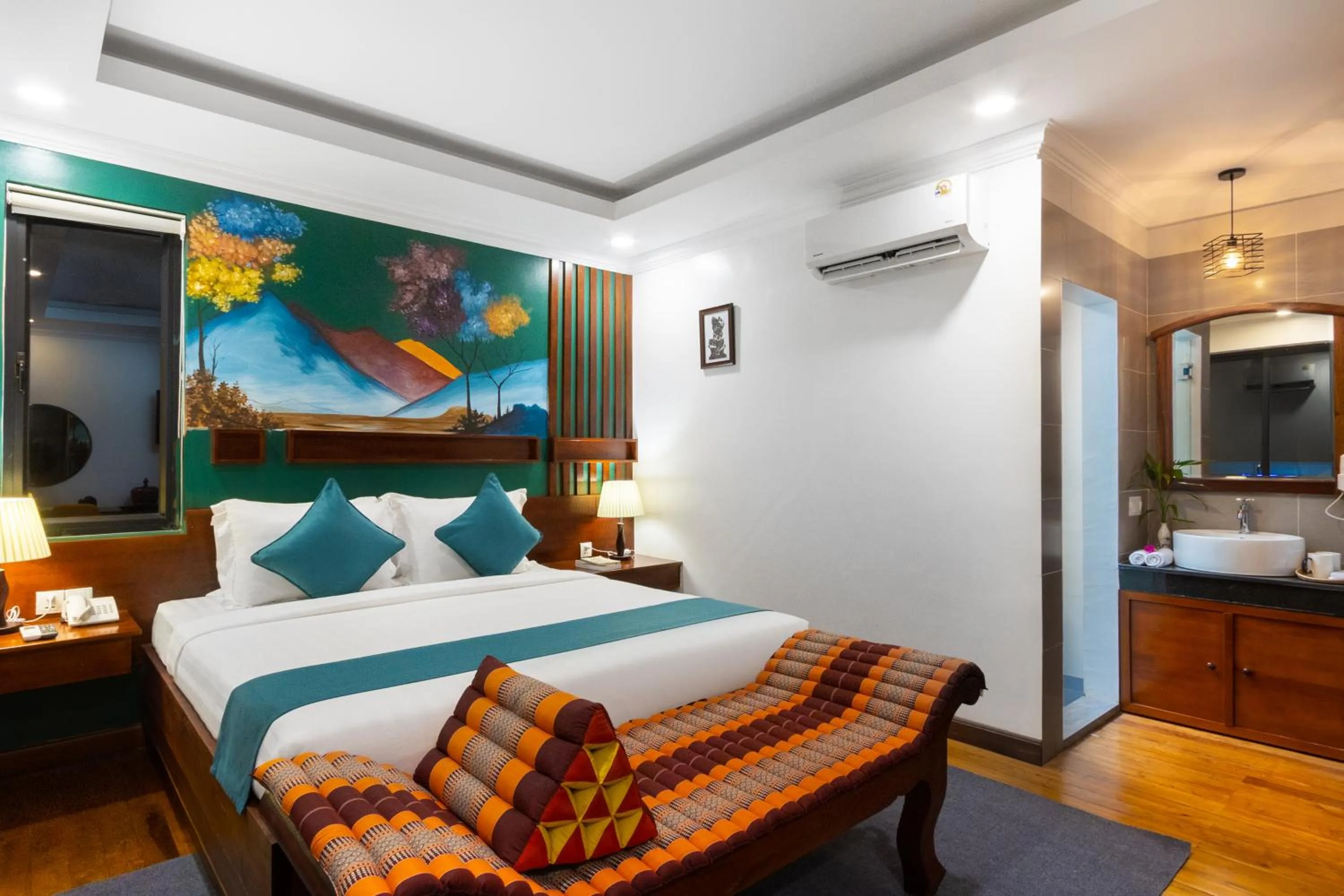 Bedroom, Bed in Le Vert Angkor Hotel