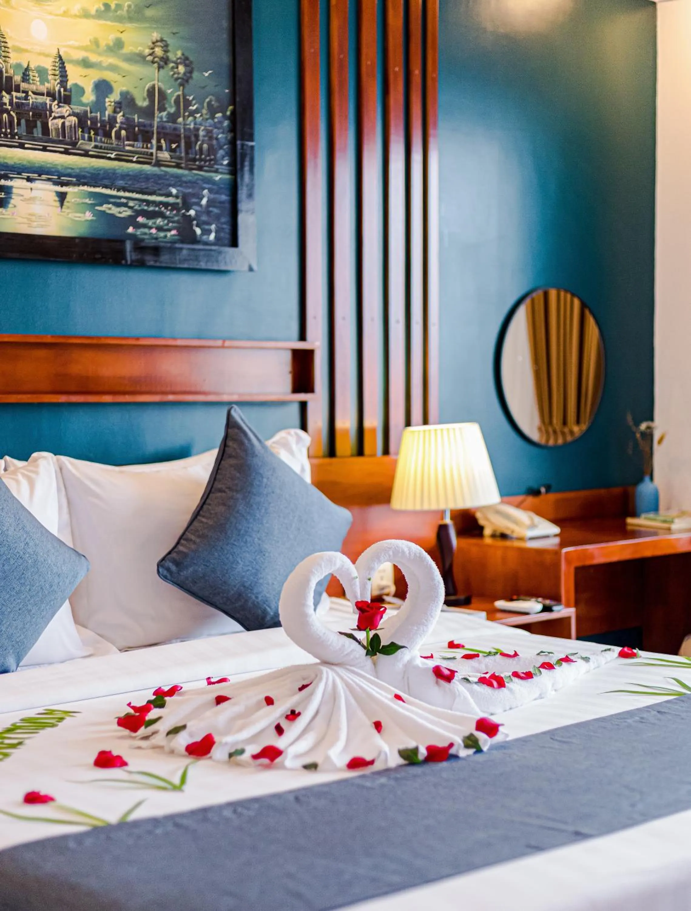 Bedroom, Bed in Le Vert Angkor Hotel