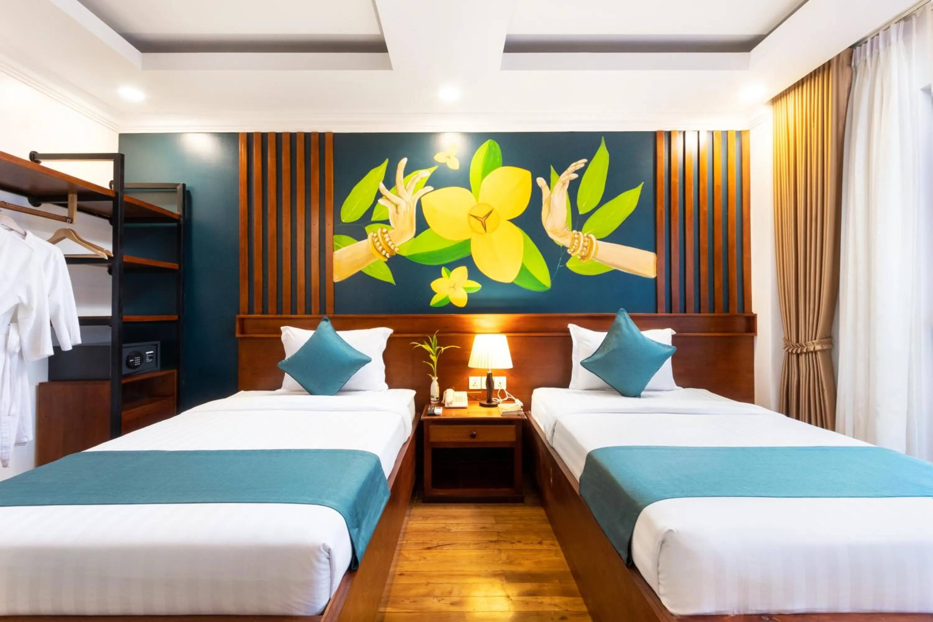 Bedroom, Bed in Le Vert Angkor Hotel