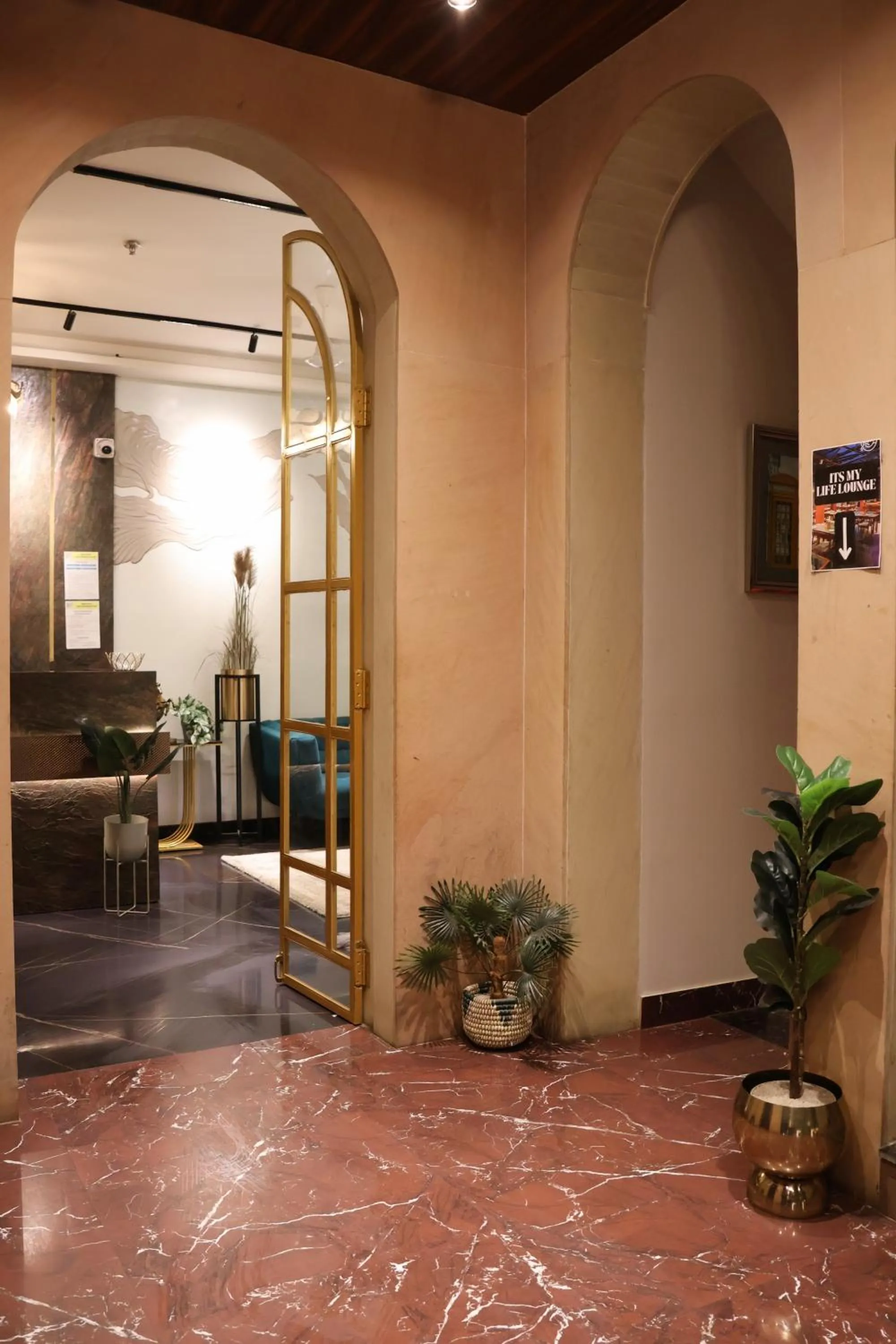 Facade/entrance in Labels Hotel