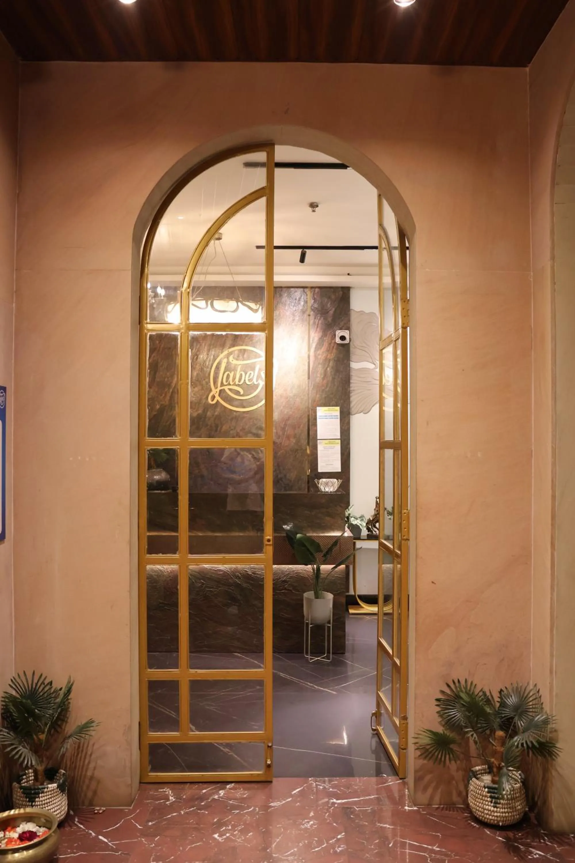 Facade/entrance in Labels Hotel