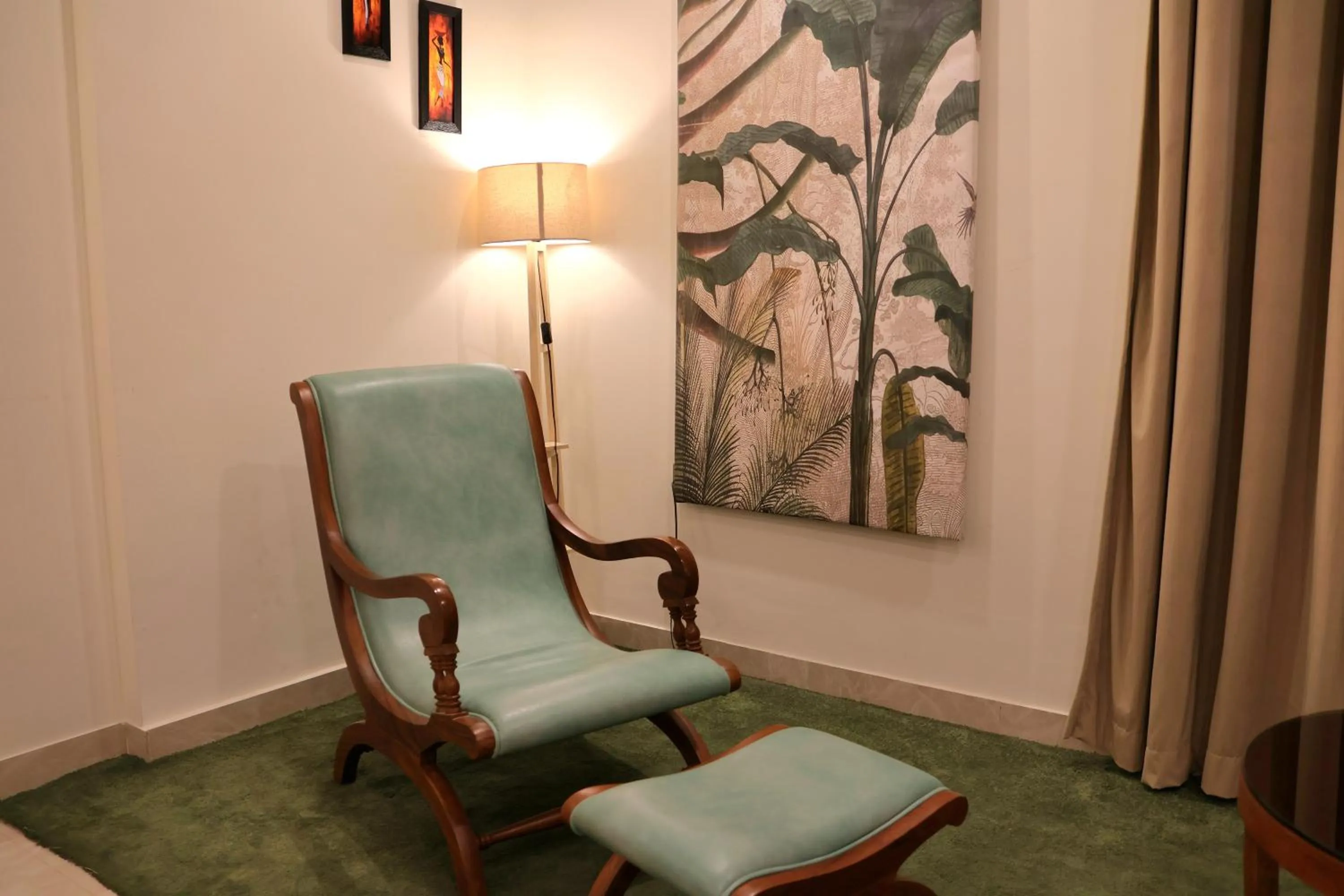 Seating area in Labels Hotel