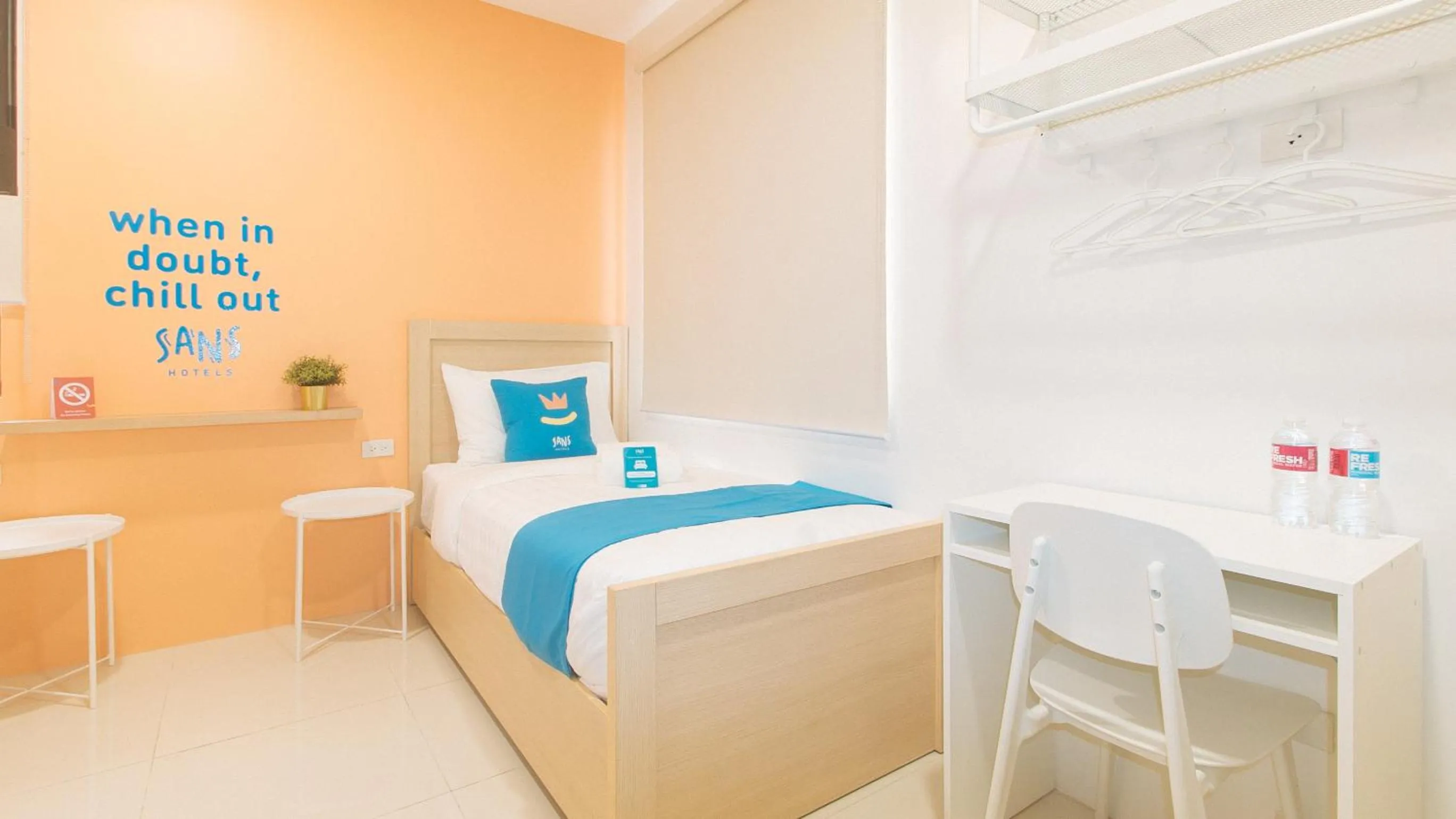 Bed in Sans Hotel at One JD Place Makati by RedDoorz