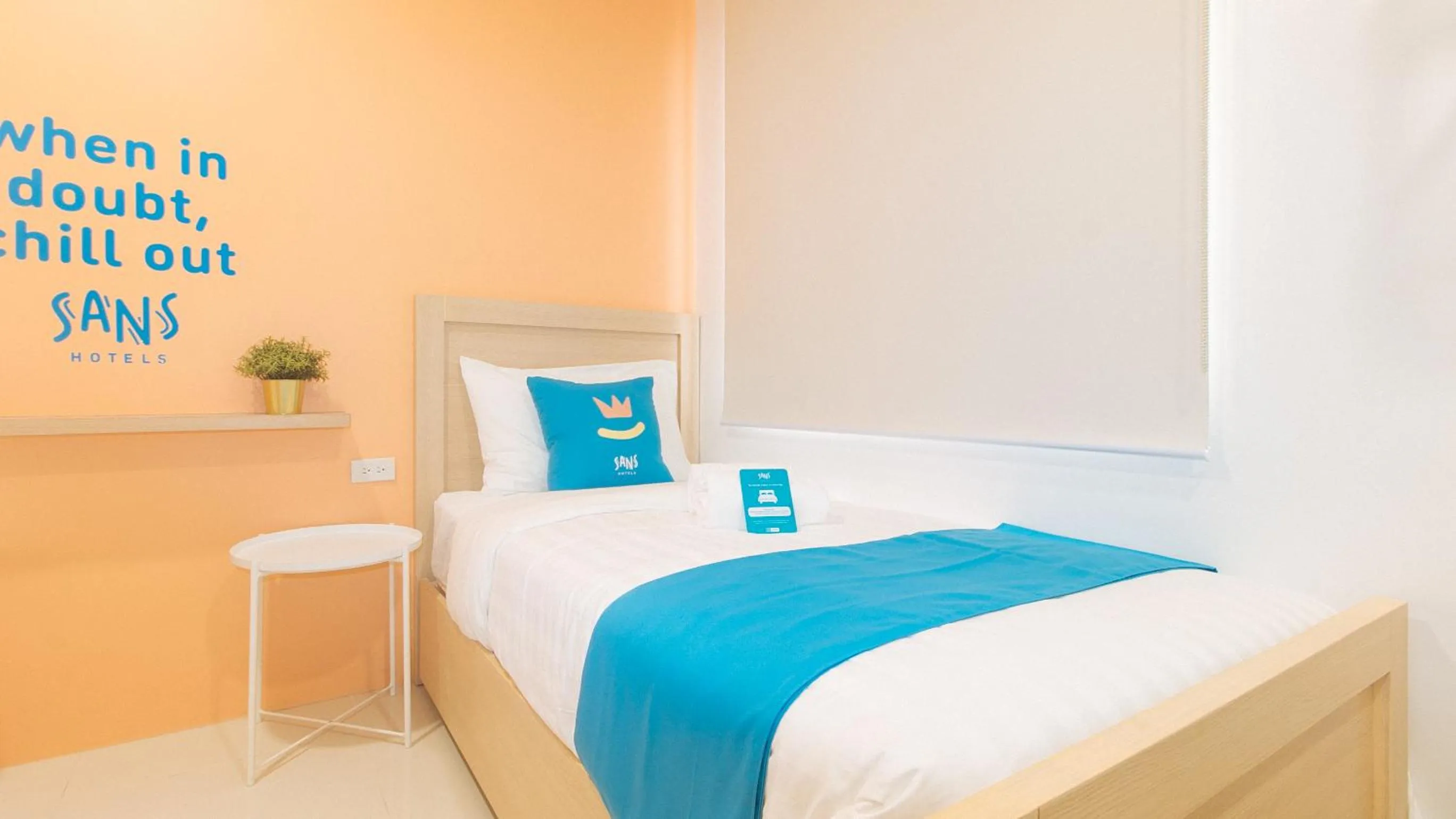 Bed in Sans Hotel at One JD Place Makati by RedDoorz