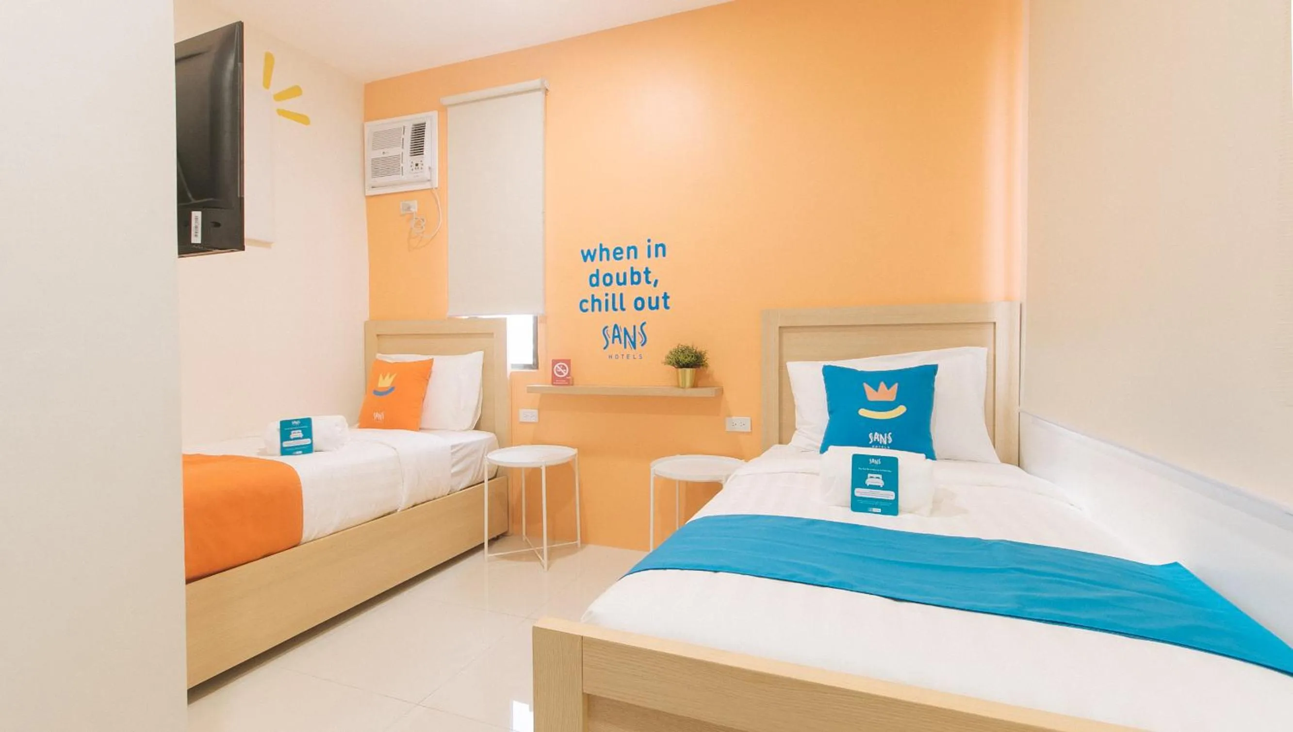 Bed in Sans Hotel at One JD Place Makati by RedDoorz