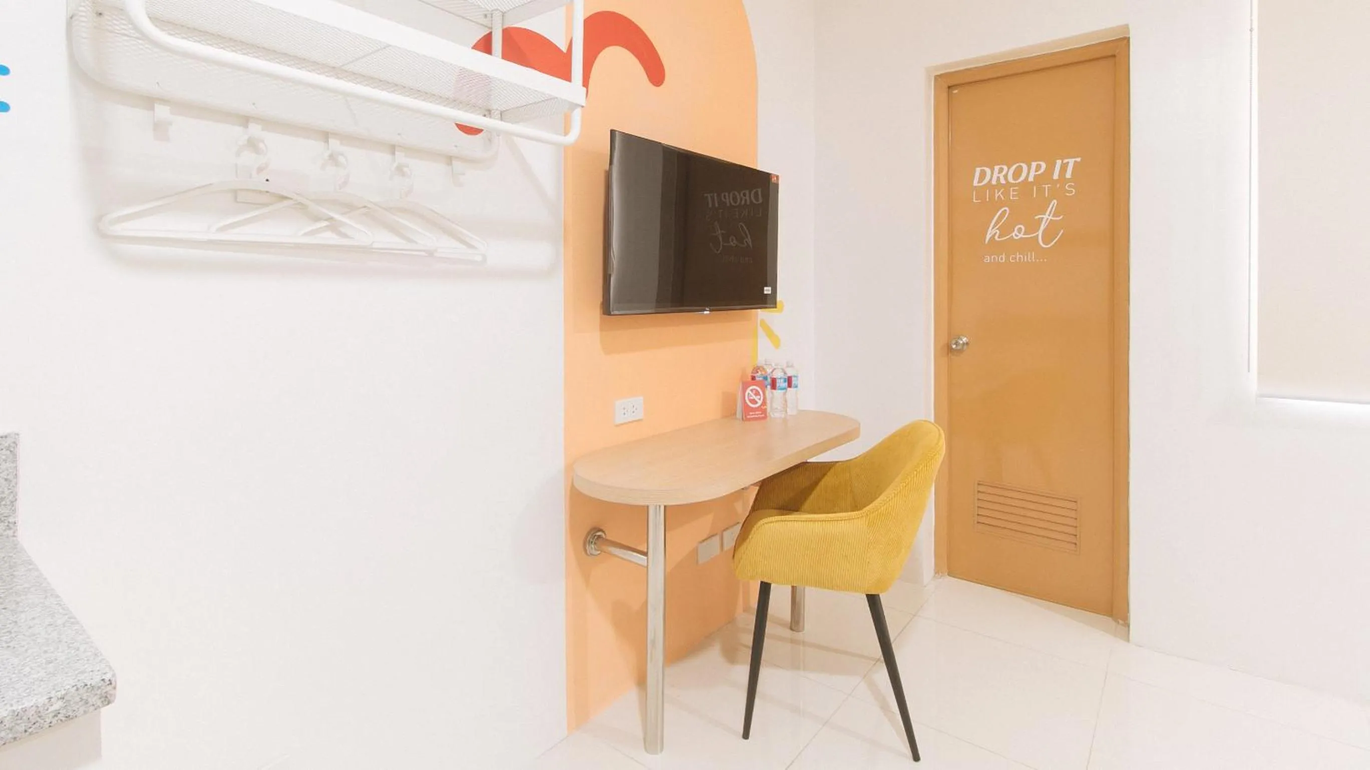 TV and multimedia in Sans Hotel at One JD Place Makati by RedDoorz