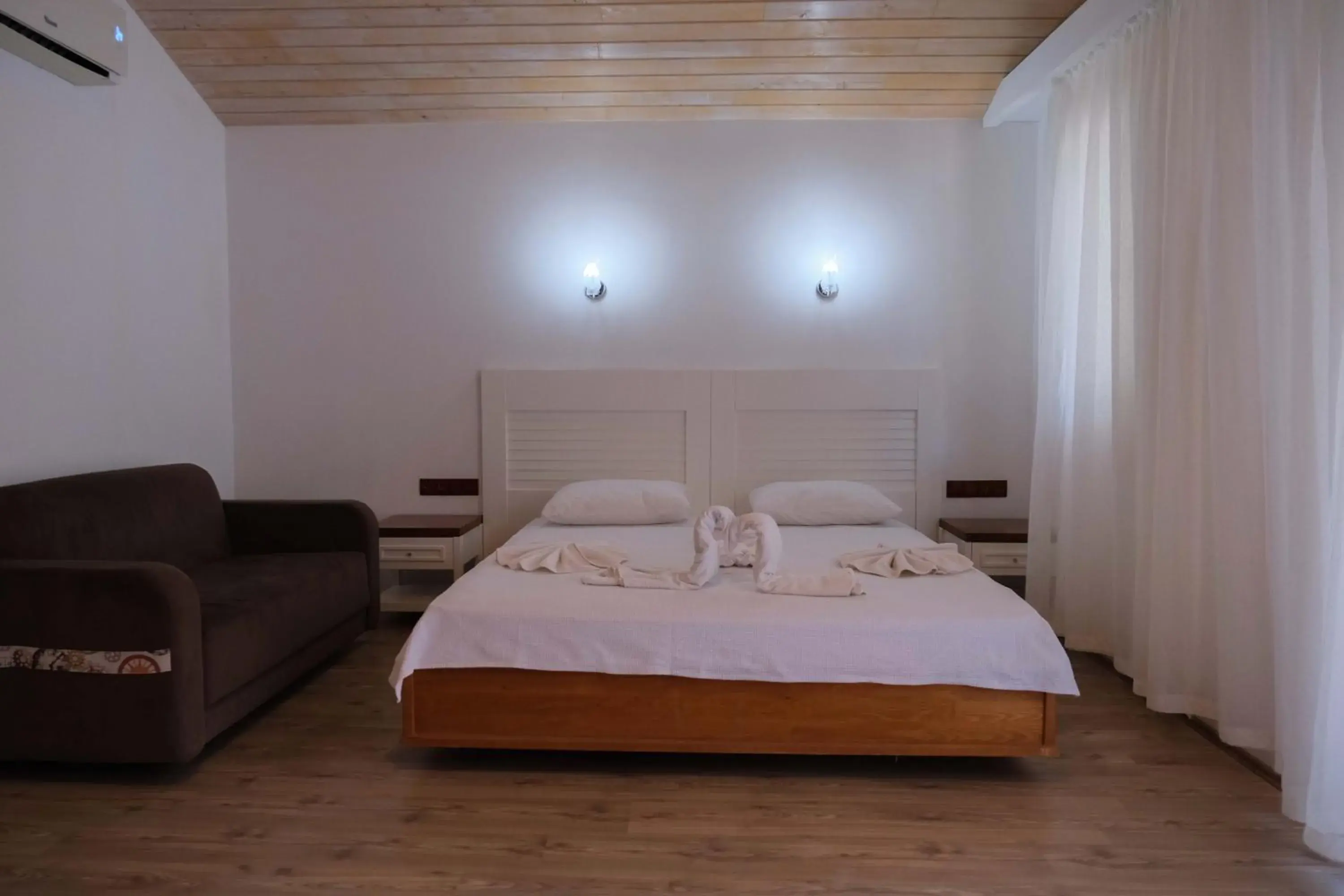 Bed in Apella Hotel Bed in Apella Hotel