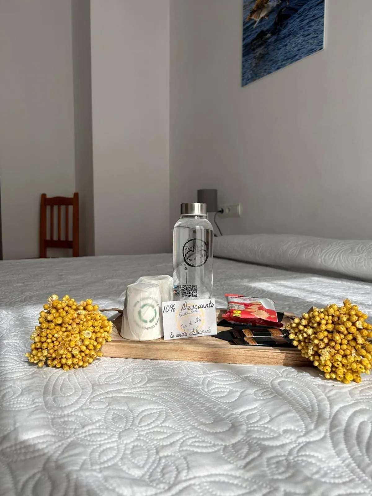 Bed in Hotel Can Pepin