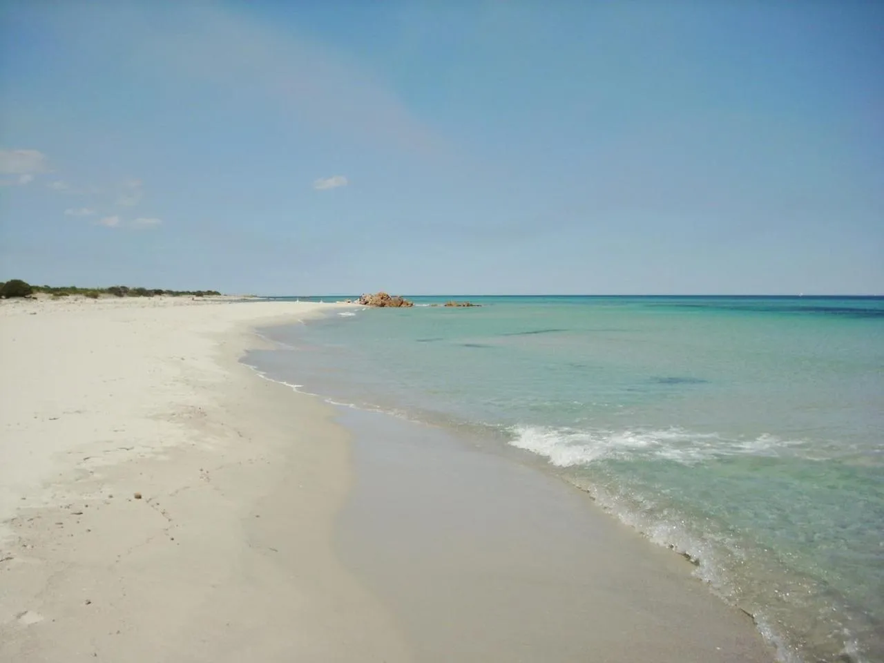 Beach in Apartments with air conditioning in Orosei