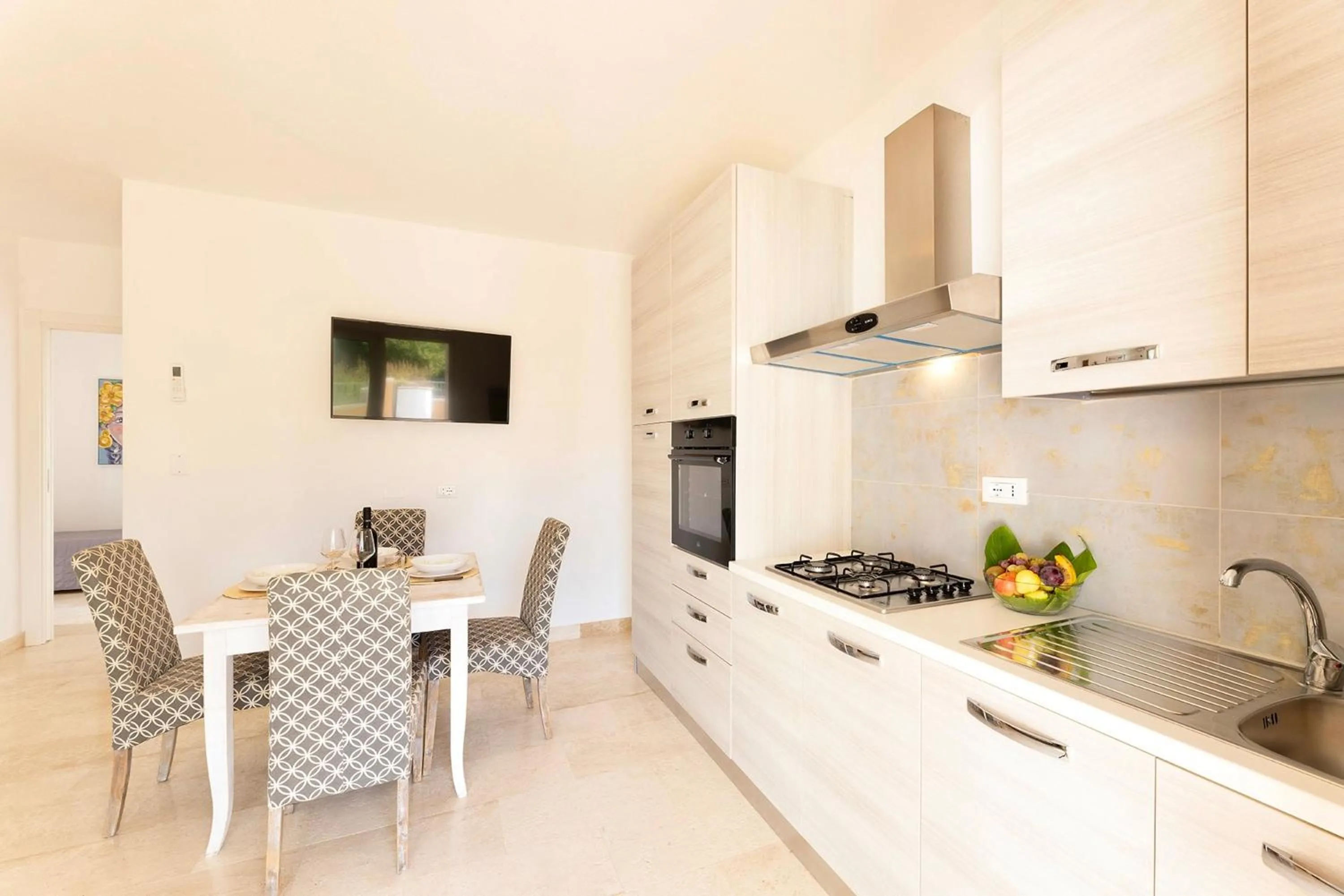 Living room in Apartments with air conditioning in Orosei