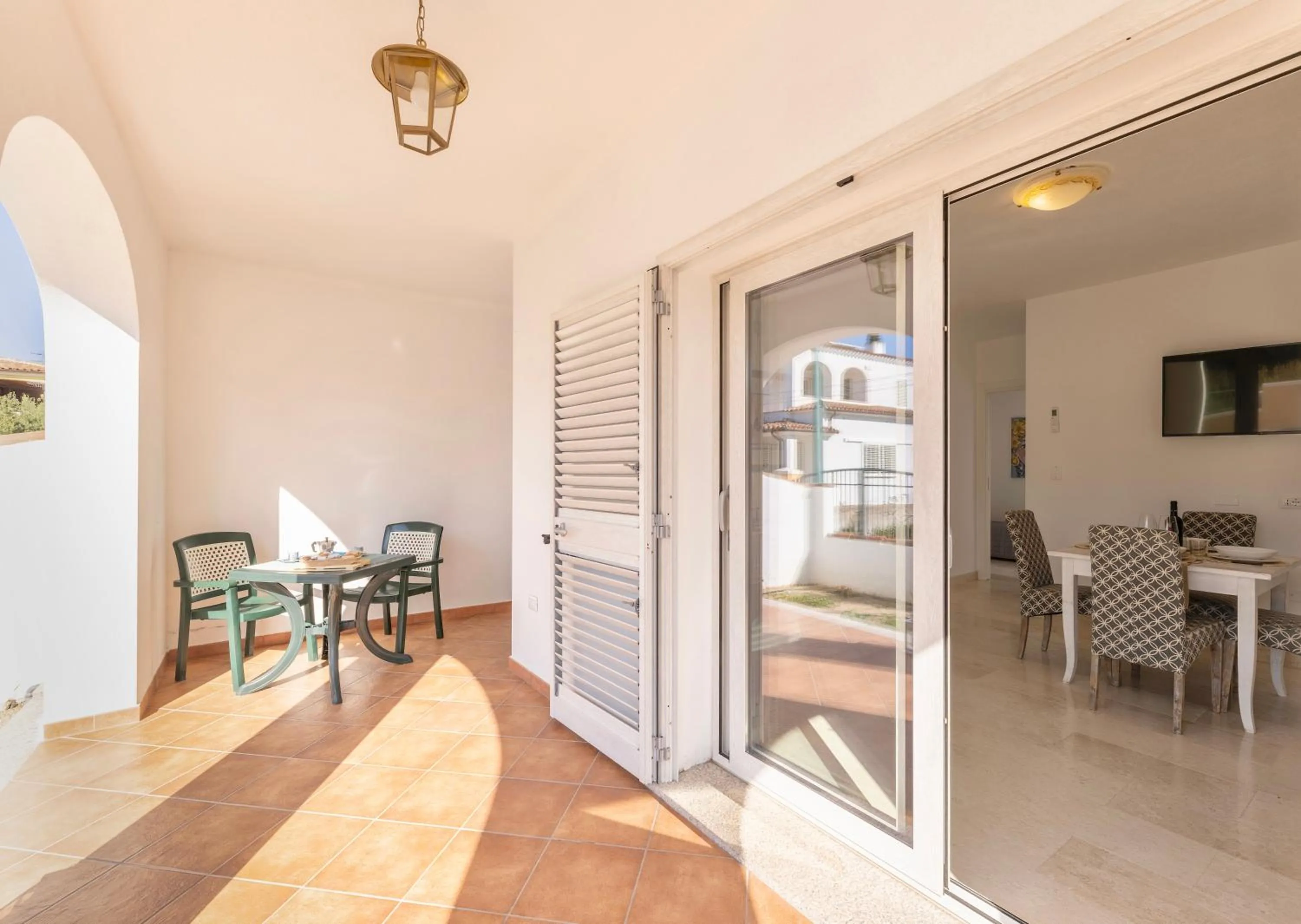 Balcony/Terrace in Apartments with air conditioning in Orosei