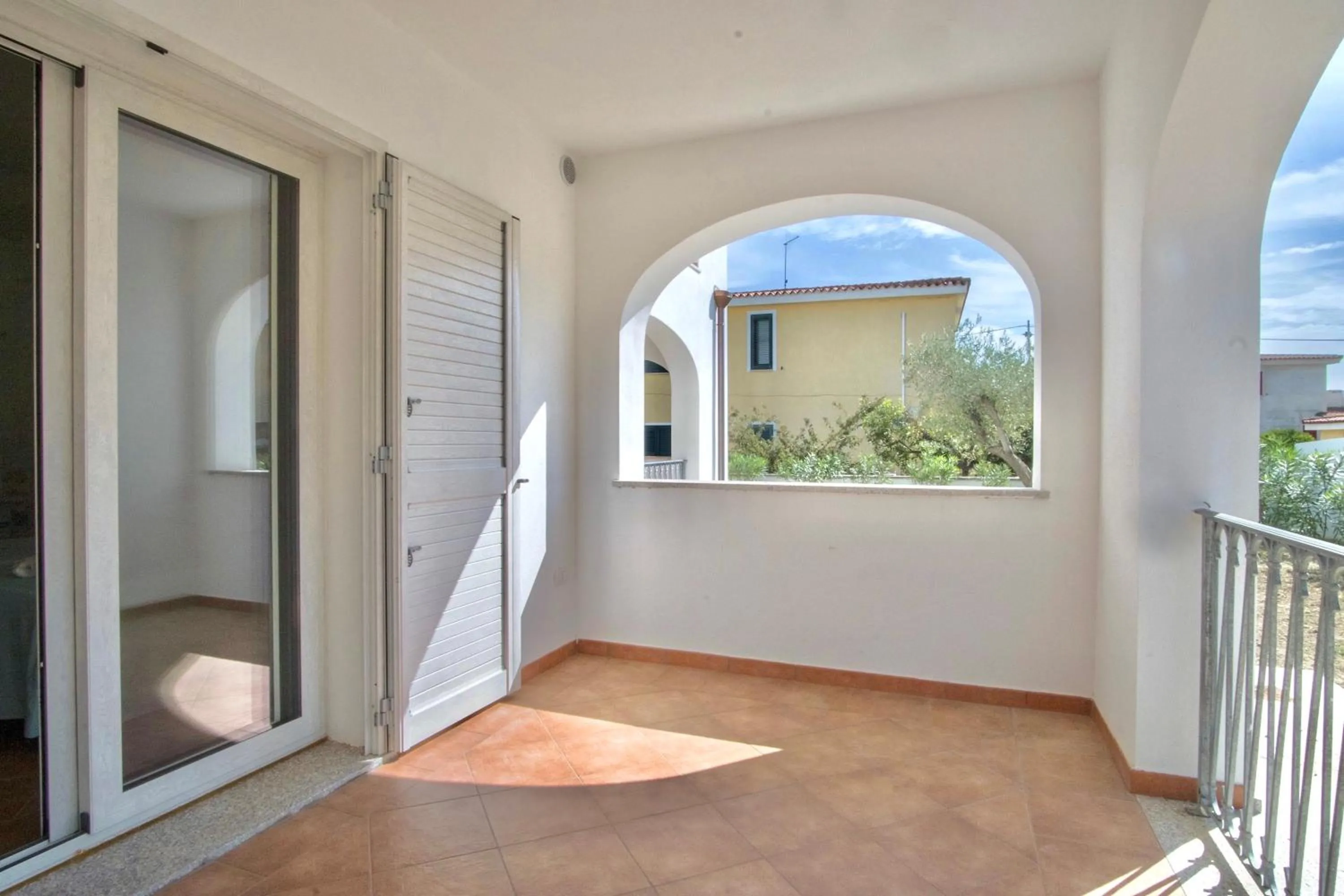 Balcony/Terrace in Apartments with air conditioning in Orosei