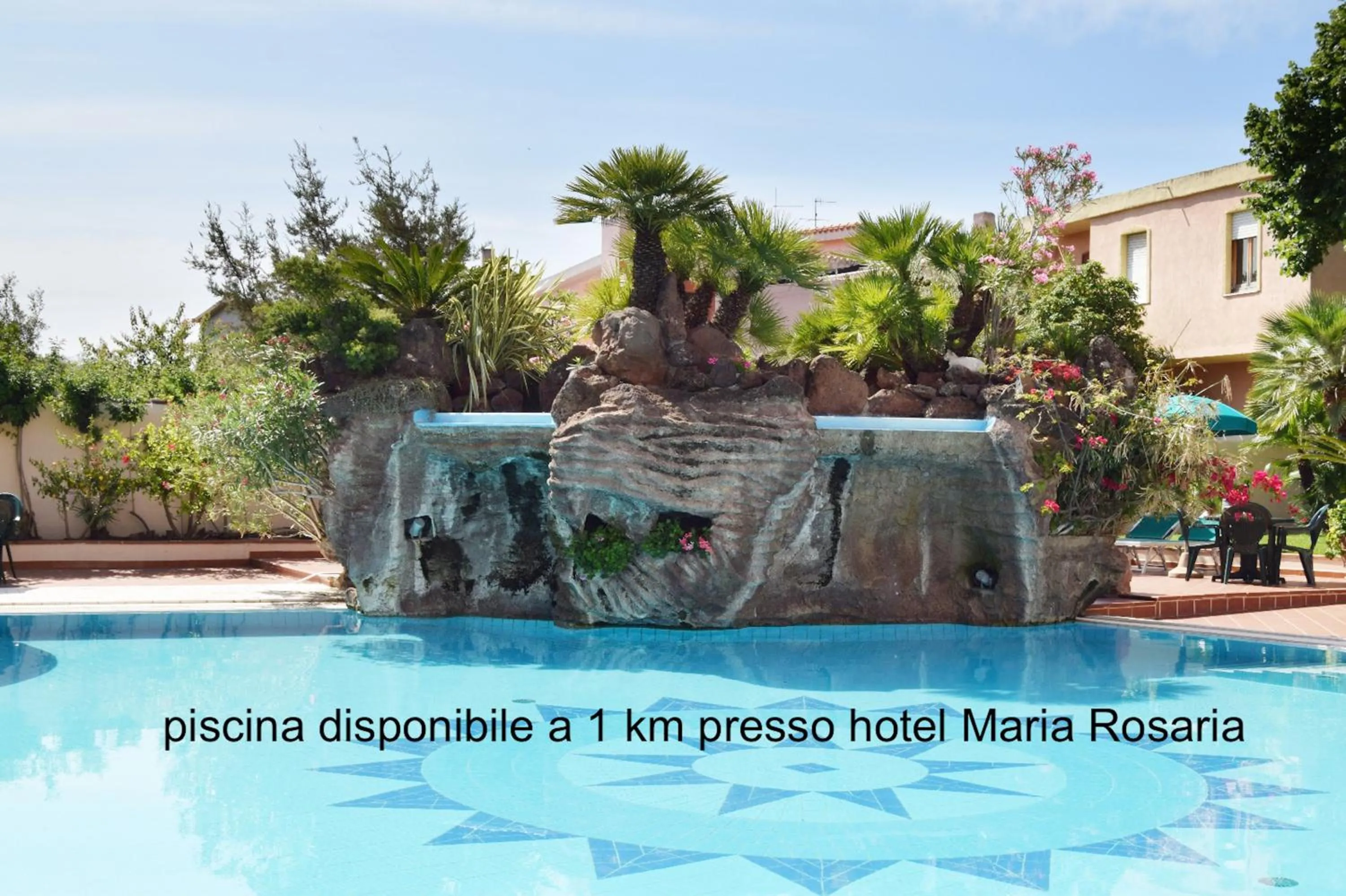 Swimming pool in Apartments with air conditioning in Orosei