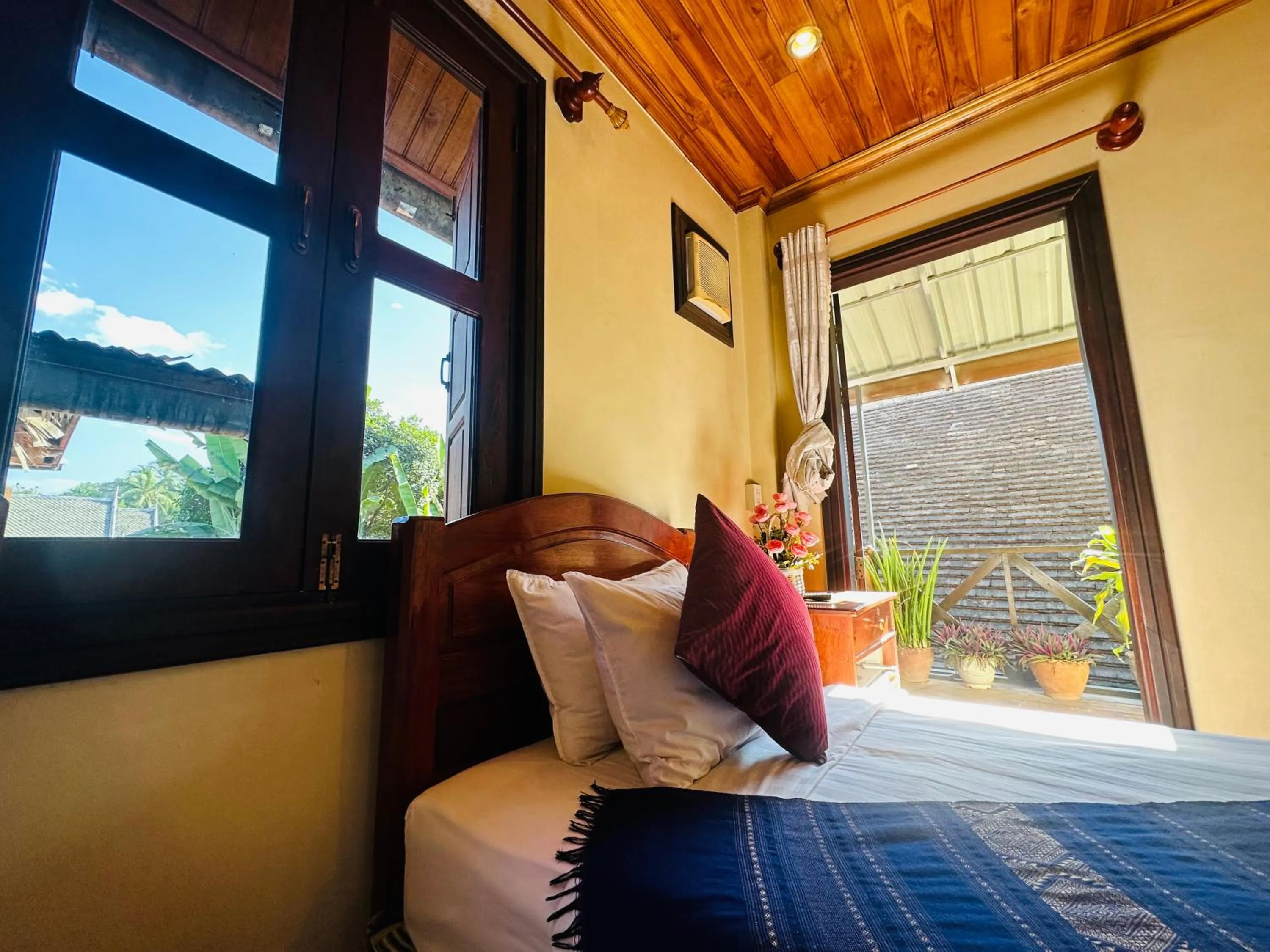 Patio, Bed in Anisa Mekong Riverside Villa