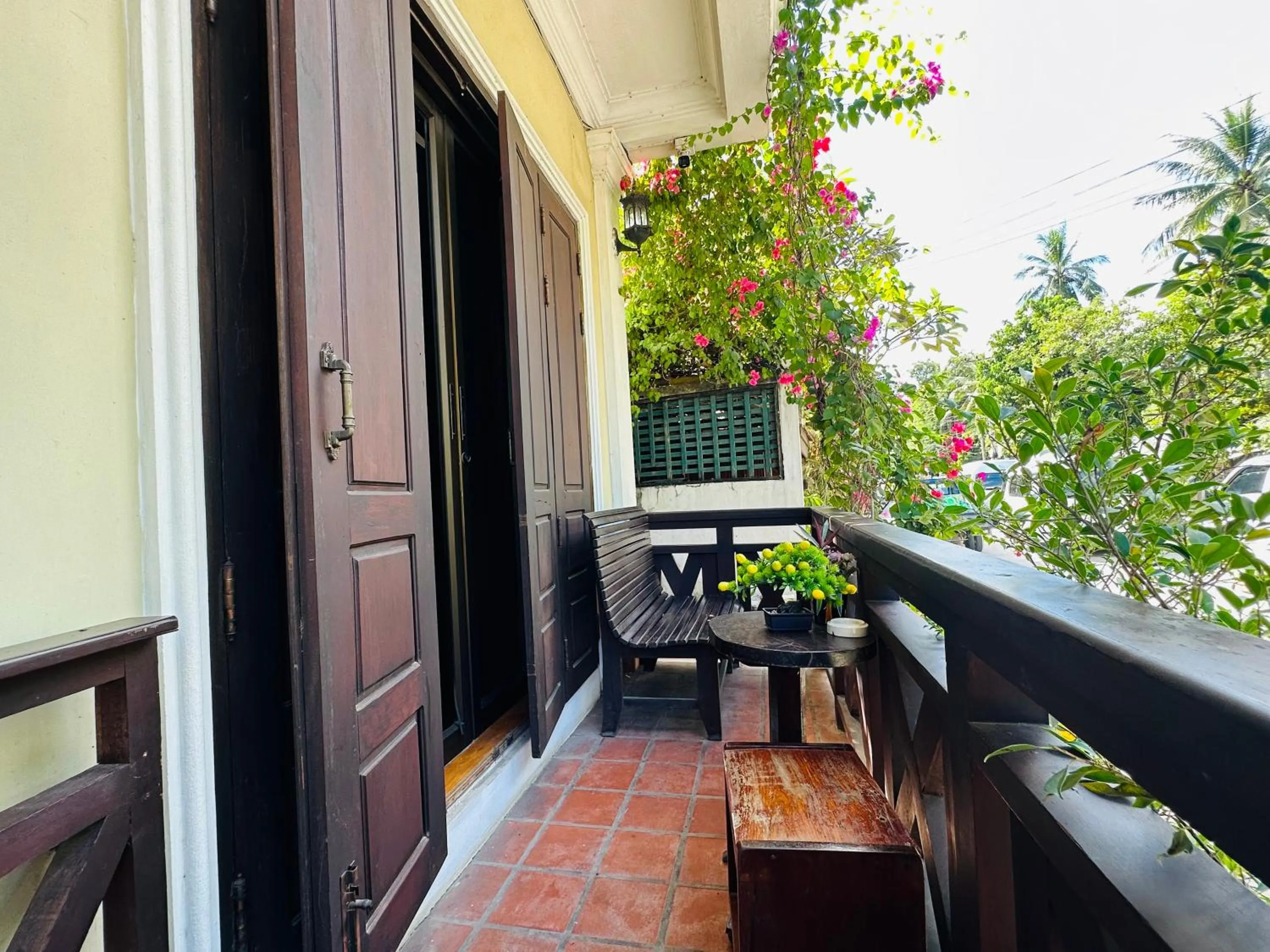 Balcony/Terrace in Anisa Mekong Riverside Villa