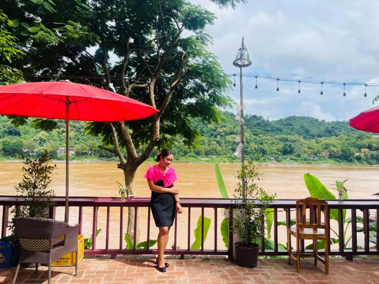 Patio in Anisa Mekong Riverside Villa