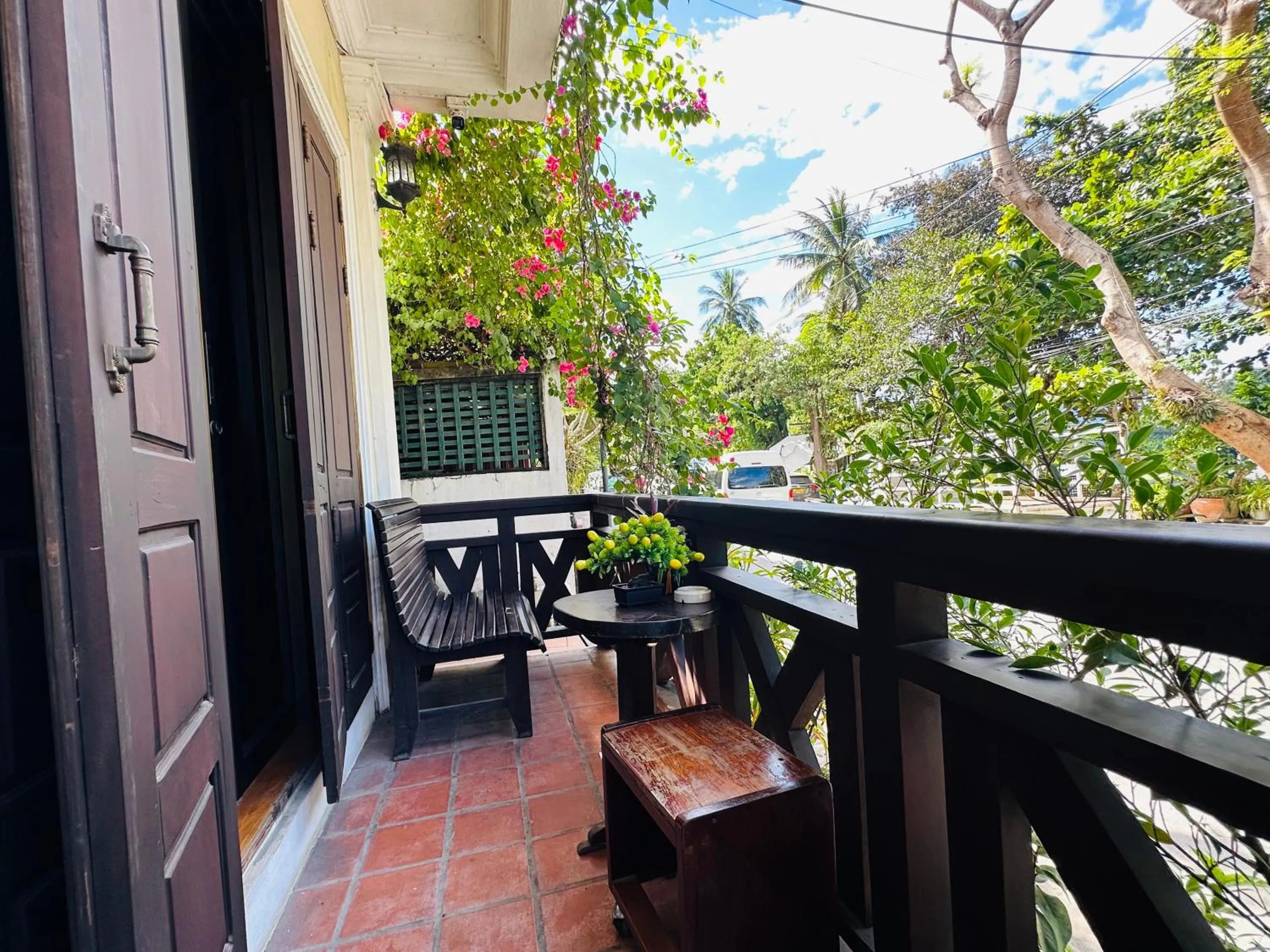 Balcony/Terrace in Anisa Mekong Riverside Villa