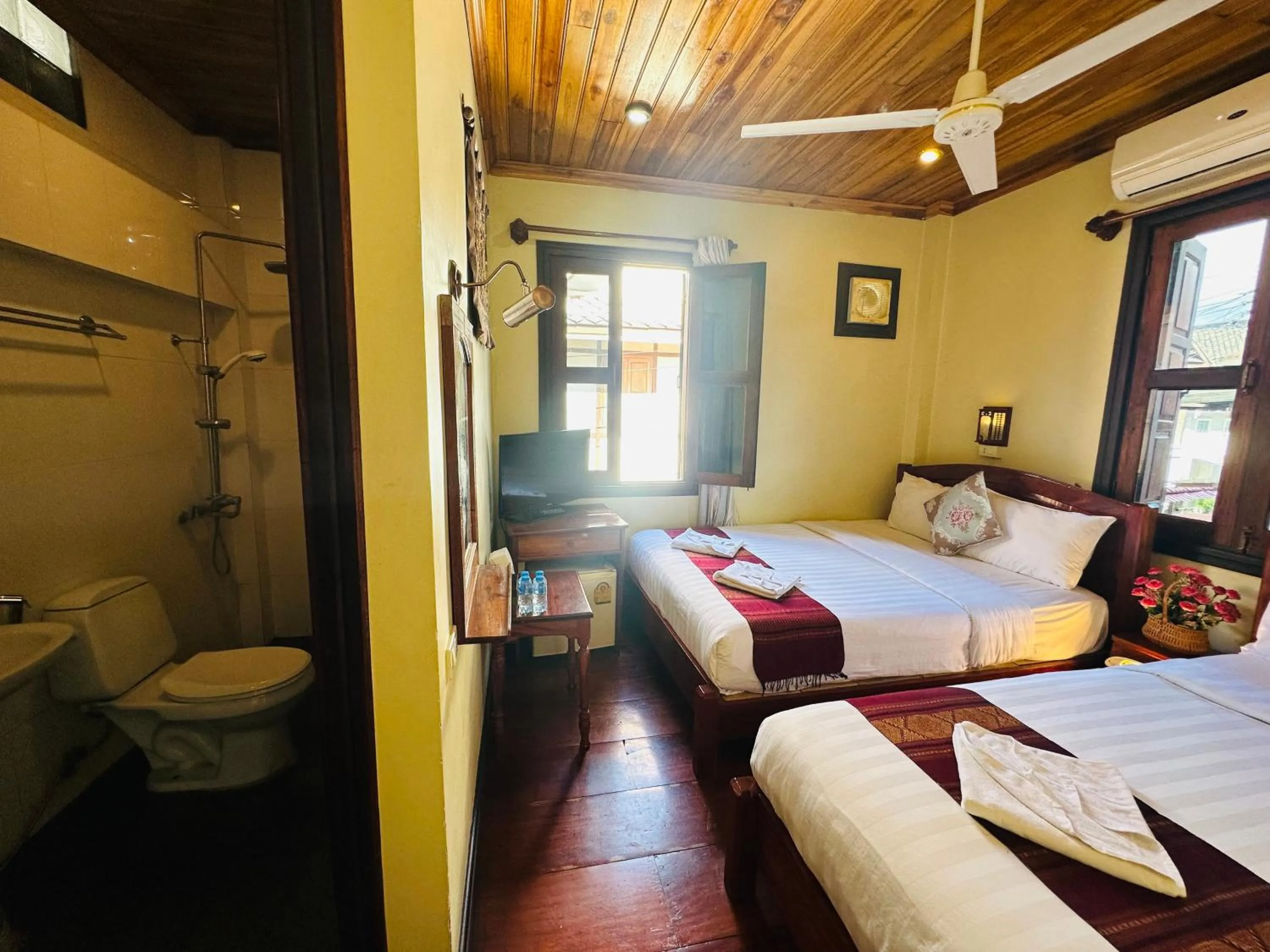 Toilet, Bed in Anisa Mekong Riverside Villa