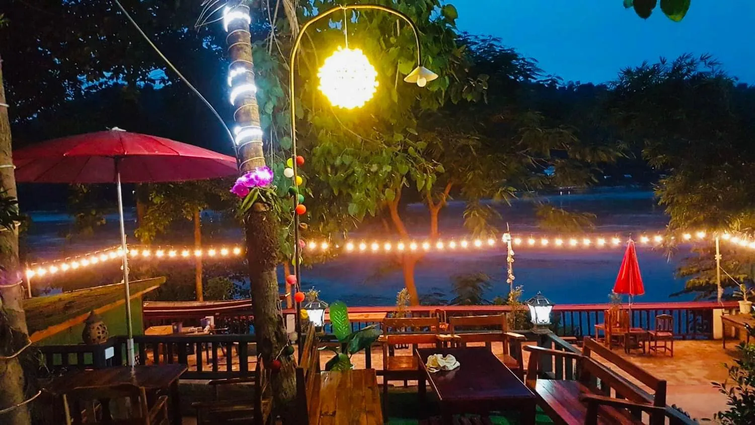 Patio in Anisa Mekong Riverside Villa