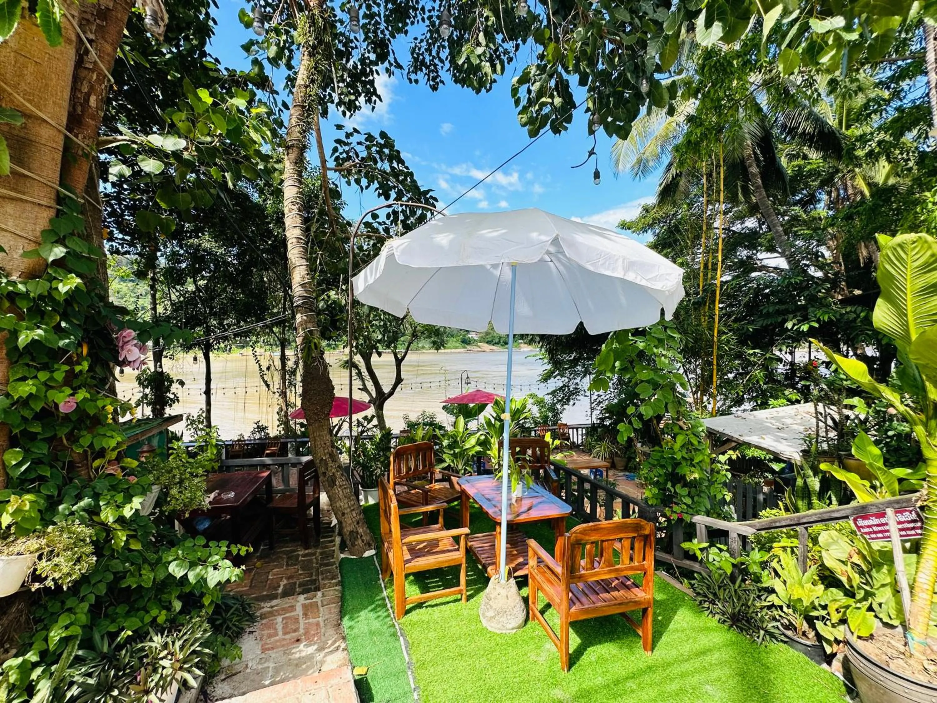 Patio in Anisa Mekong Riverside Villa