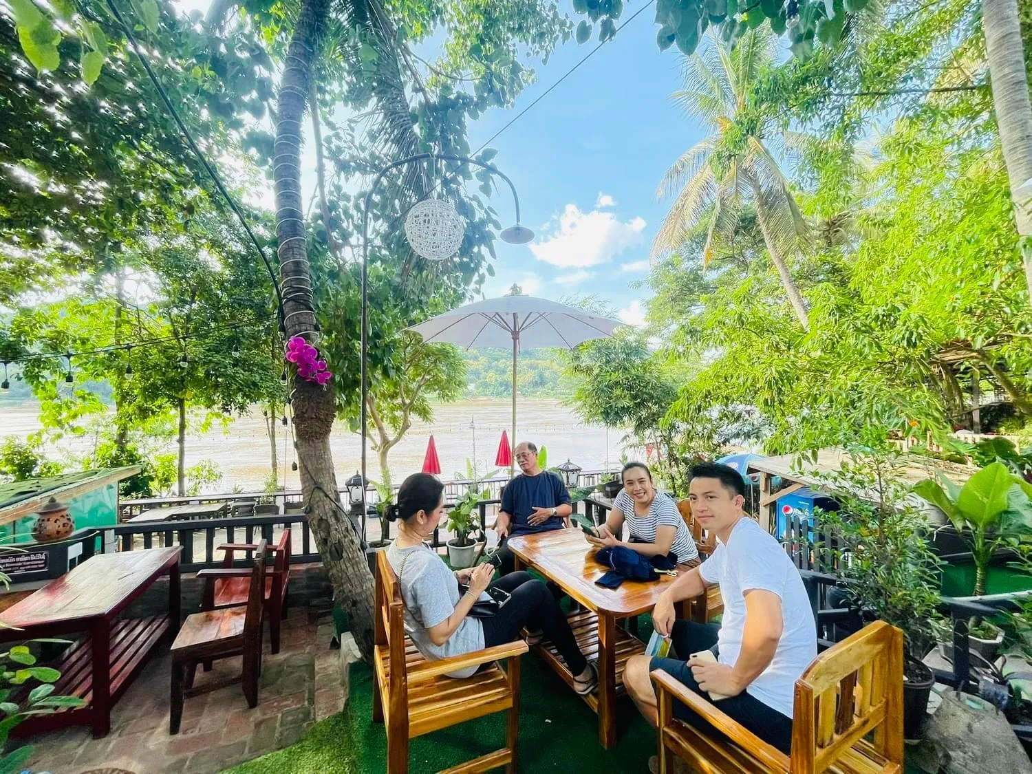 Patio in Anisa Mekong Riverside Villa