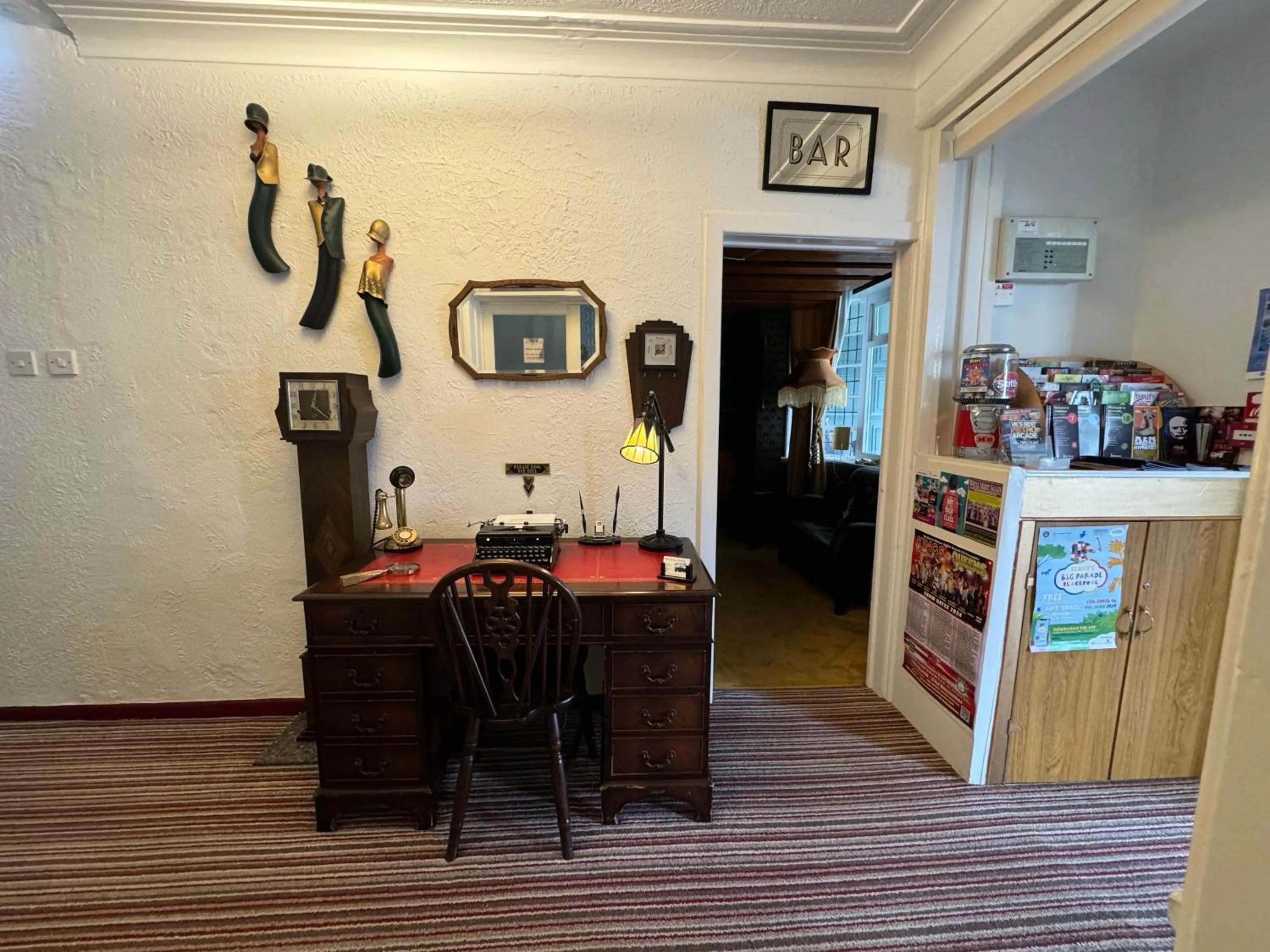 Lobby or reception in The Scala Hotel