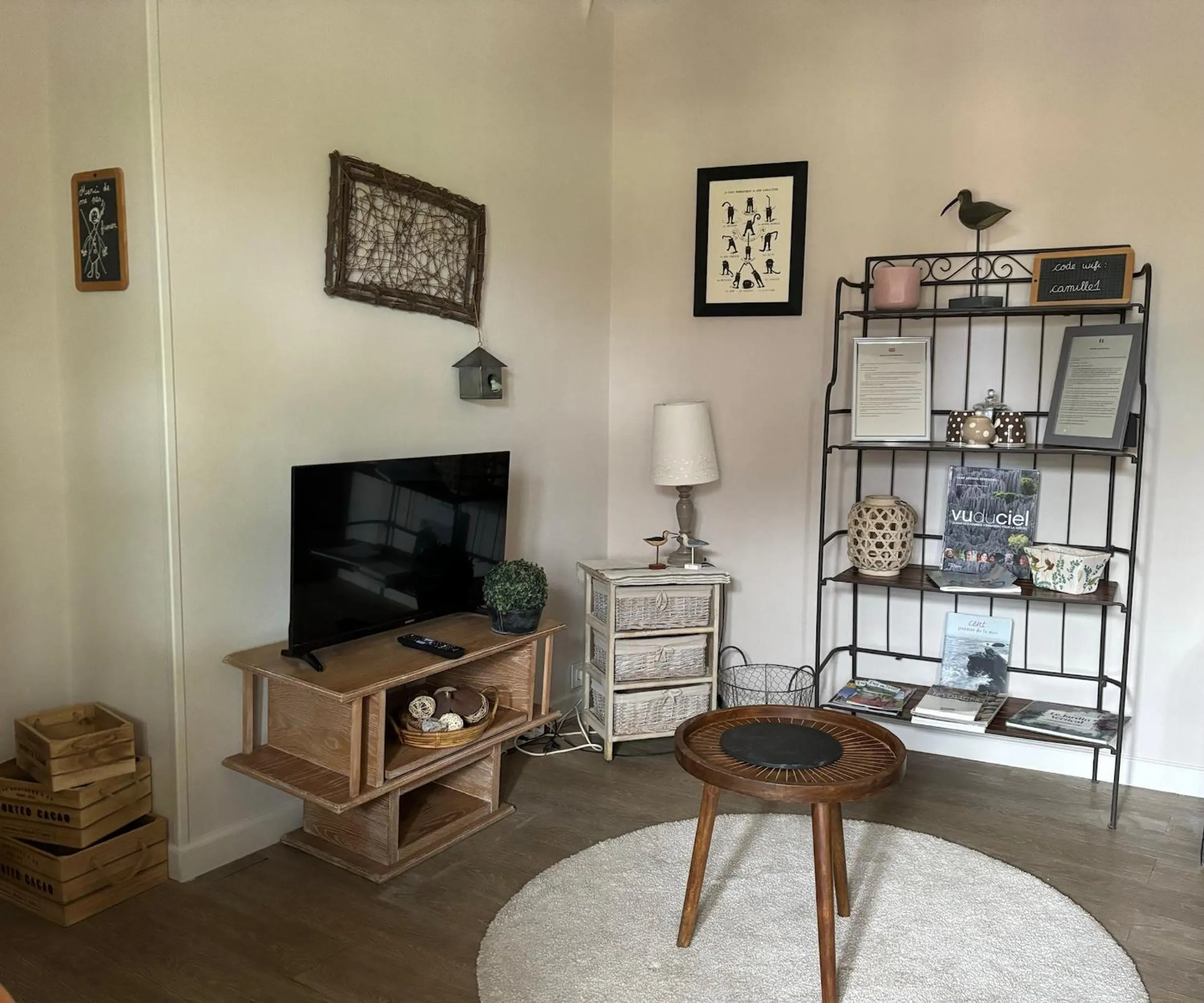 Living room in Le Petit Hureau