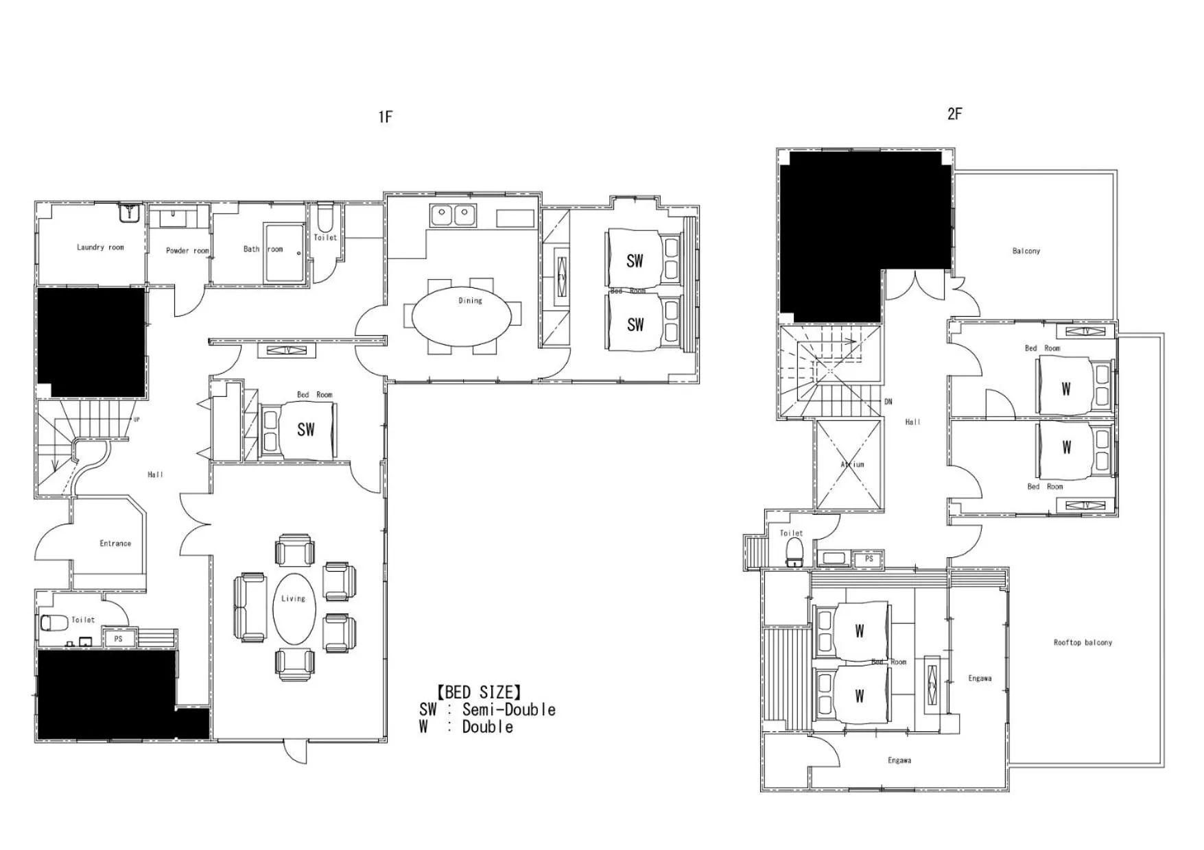 Floor plan in HOTEL DO-YA BEPPU Hanare