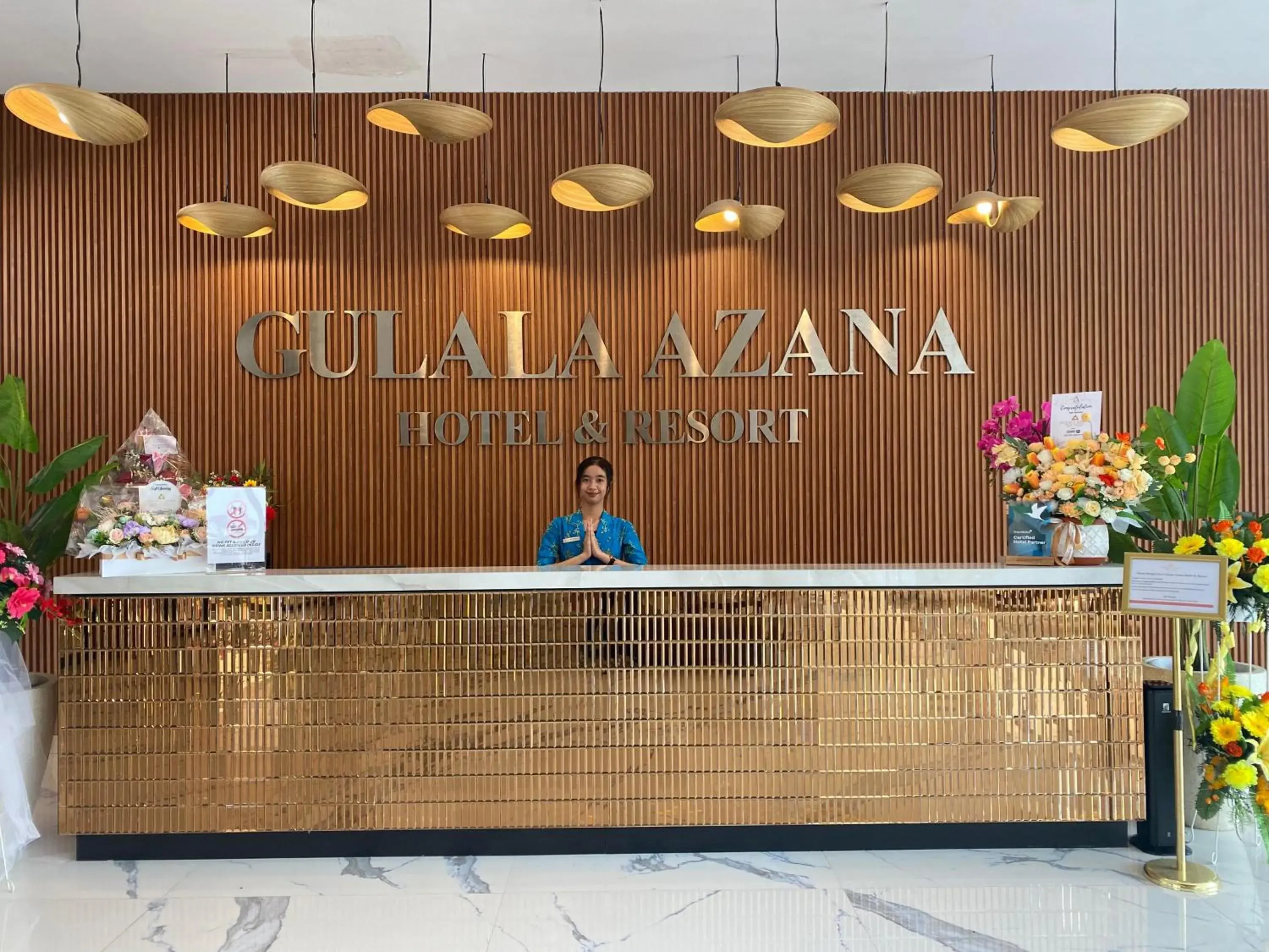 Lobby or reception in Gulala Azana Hotel & Resort Guci Tegal Lobby or reception in Gulala Azana Hotel & Resort Guci Tegal
