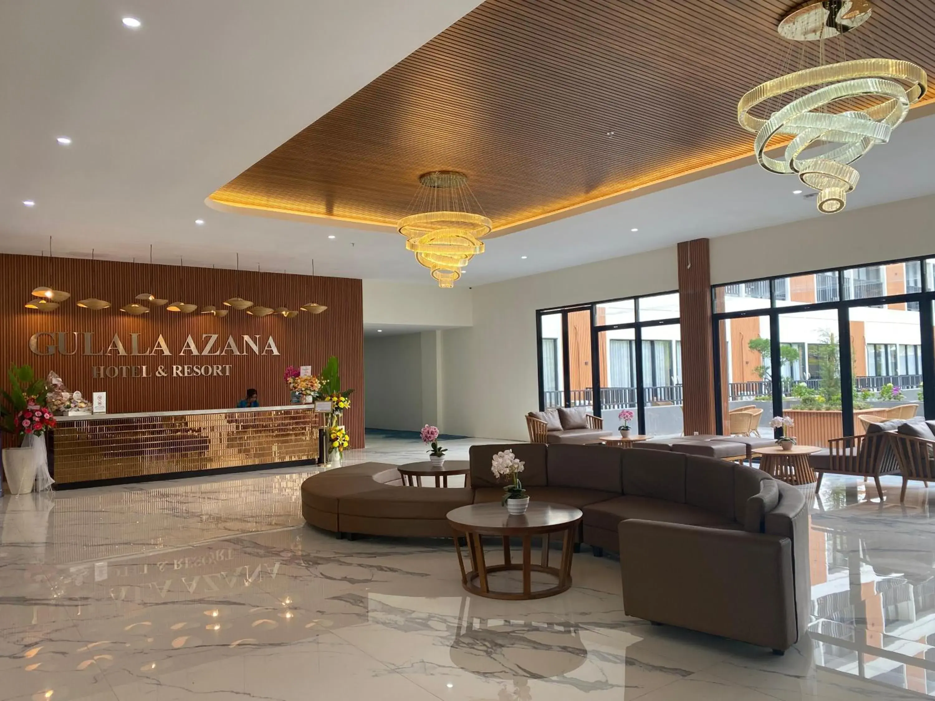 Lobby or reception in Gulala Azana Hotel & Resort Guci Tegal Lobby or reception in Gulala Azana Hotel & Resort Guci Tegal